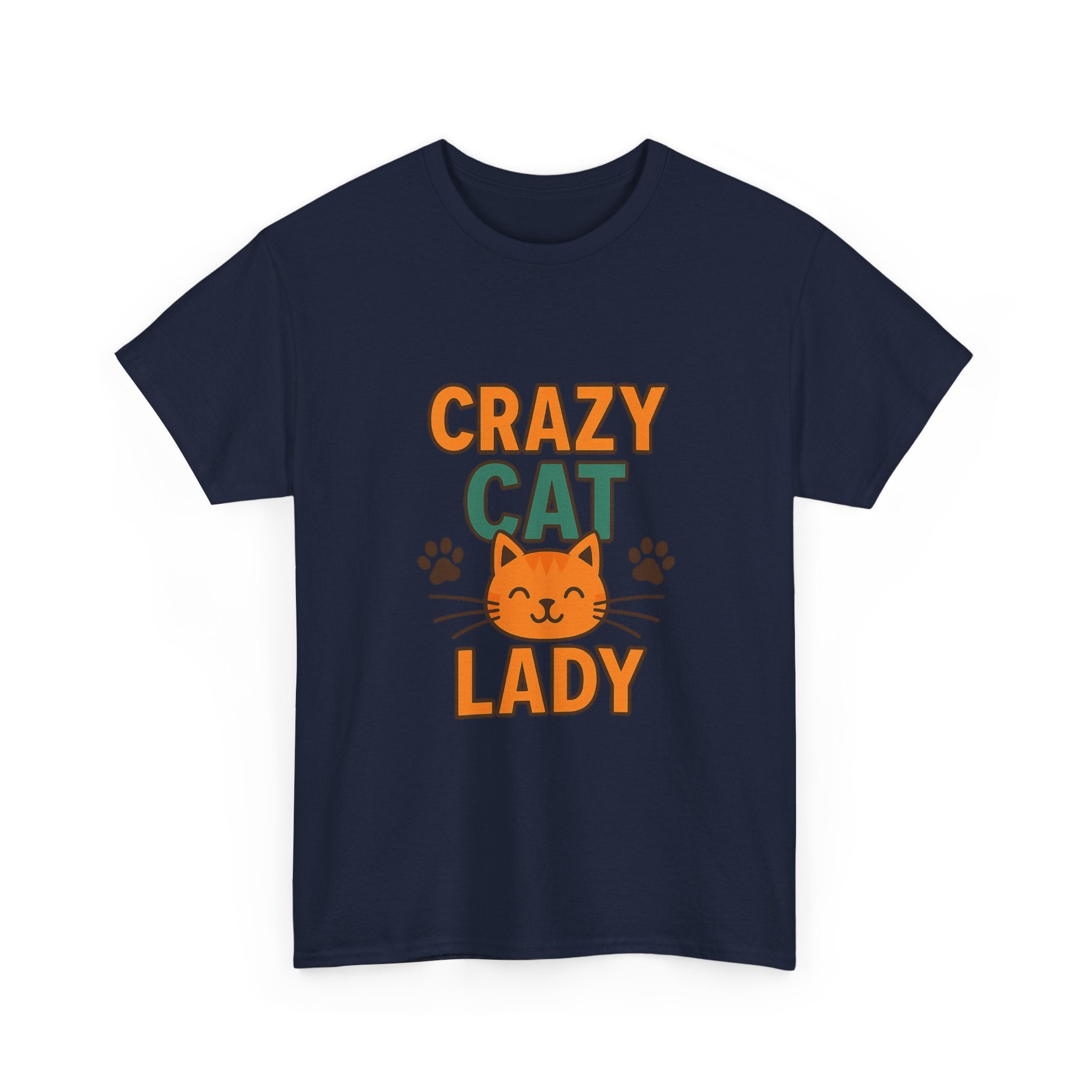 Certified Crazy Cat Lady T-Shirt | Funny Gift for Her | Graphic Tee