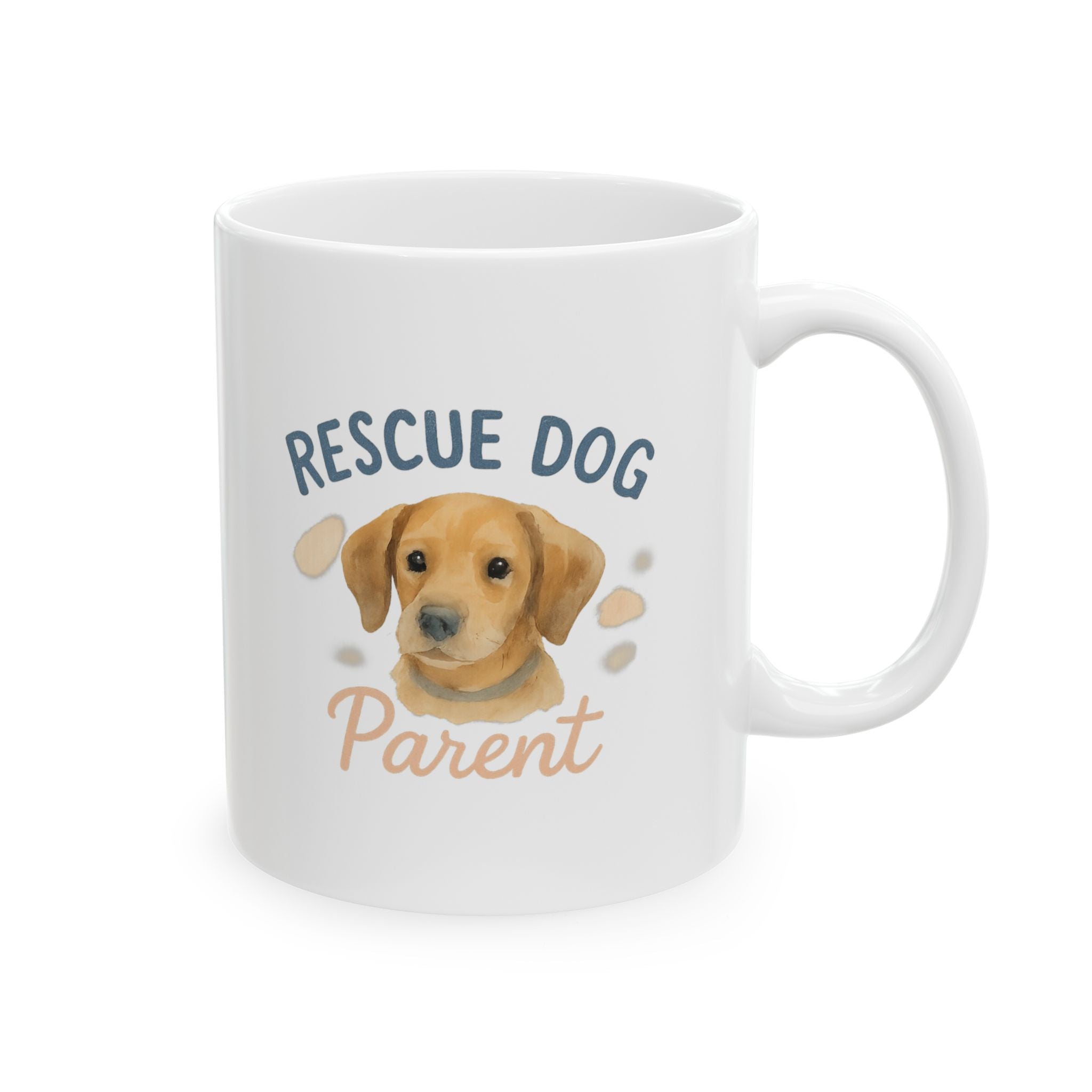 Rescue Dog Mom Proud Of It Coffee Mug | Rescue Pet Gift | Ceramic Mug