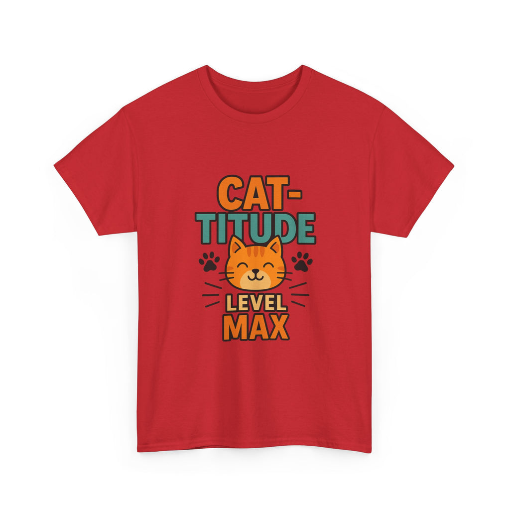 Not Grumpy Just Have Cat-titude T-Shirt | Funny Cat Humor | Graphic Tee