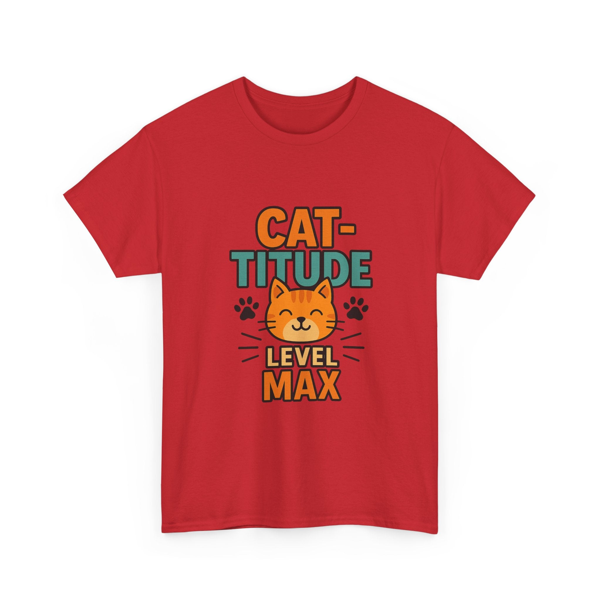 Not Grumpy Just Have Cat-titude T-Shirt | Funny Cat Humor | Graphic Tee