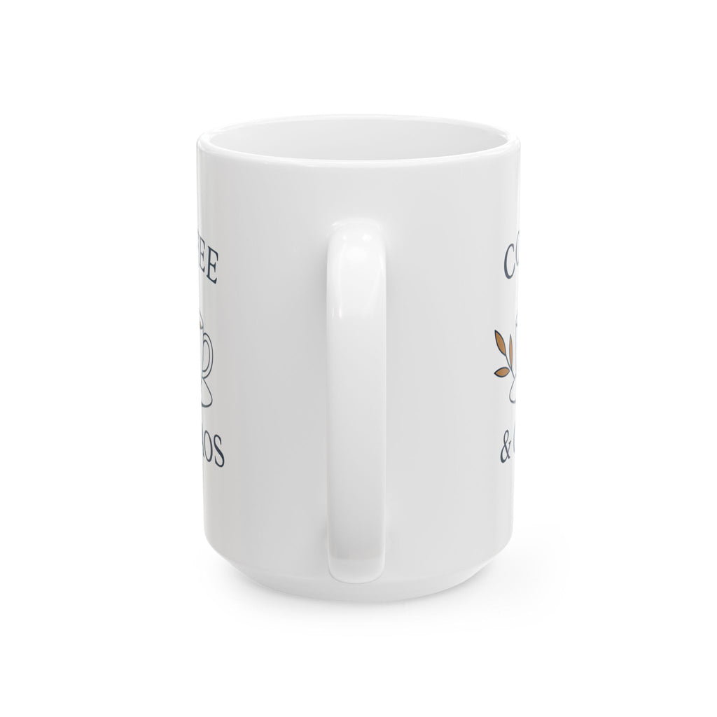Coffee And Chaos That Is The Plan Coffee Mug | Funny Chaos Gift | Ceramic Mug
