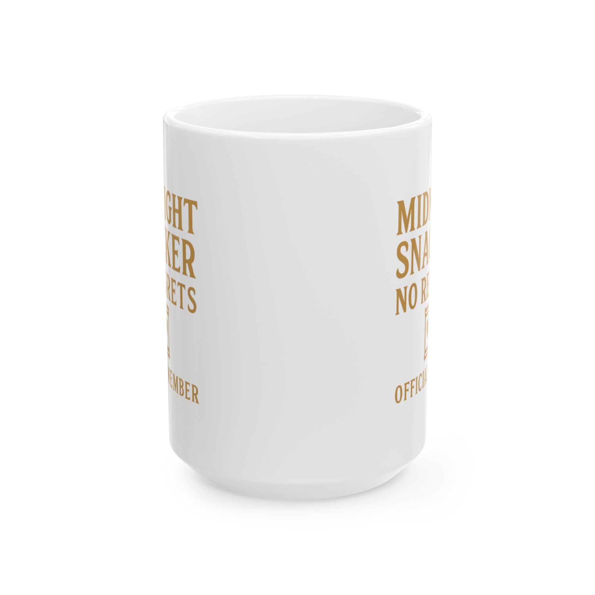 Midnight Snacker No Regrets Official Member Coffee Mug | Unique Gift | Ceramic Mug
