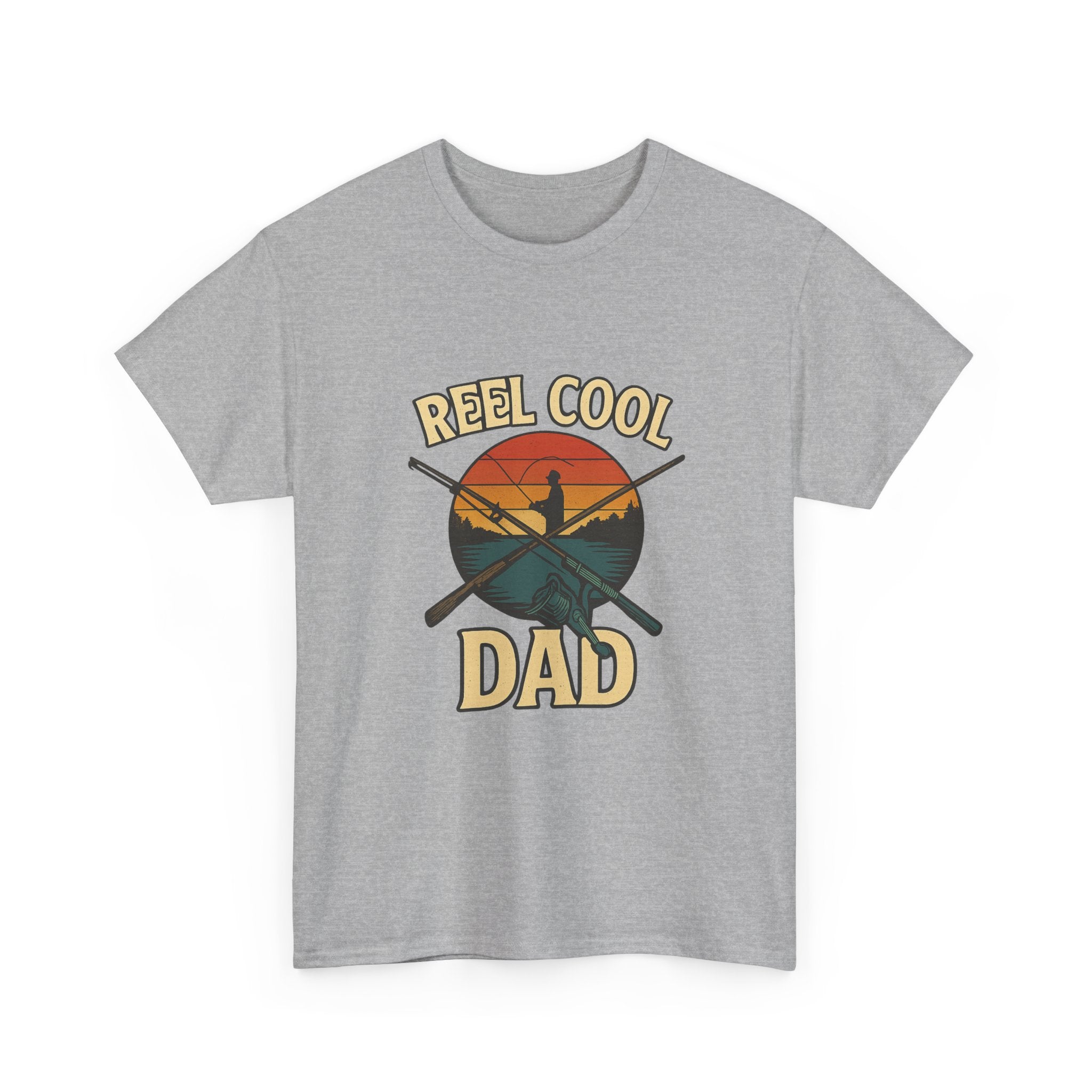 Reel Cool Dad Fishing Father T-Shirt | Gift for Dad | Graphic Tee