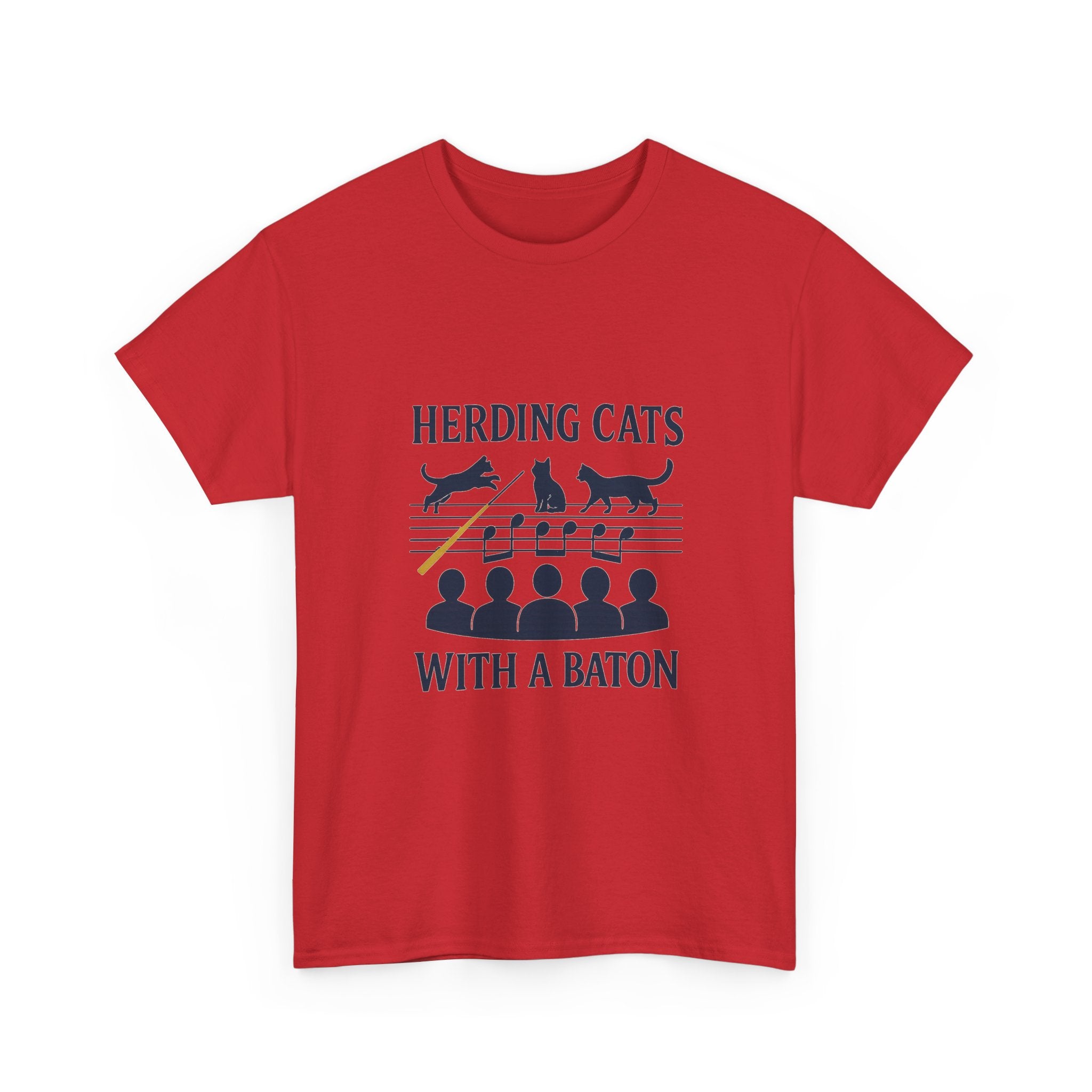 Choir Director Herding Cats With A Baton T-Shirt