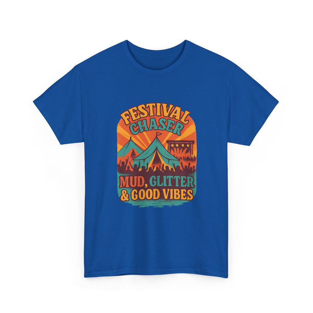 Festival Chaser Mud Glitter And Good Vibes T-Shirt | Unique Gift | Graphic Tee
