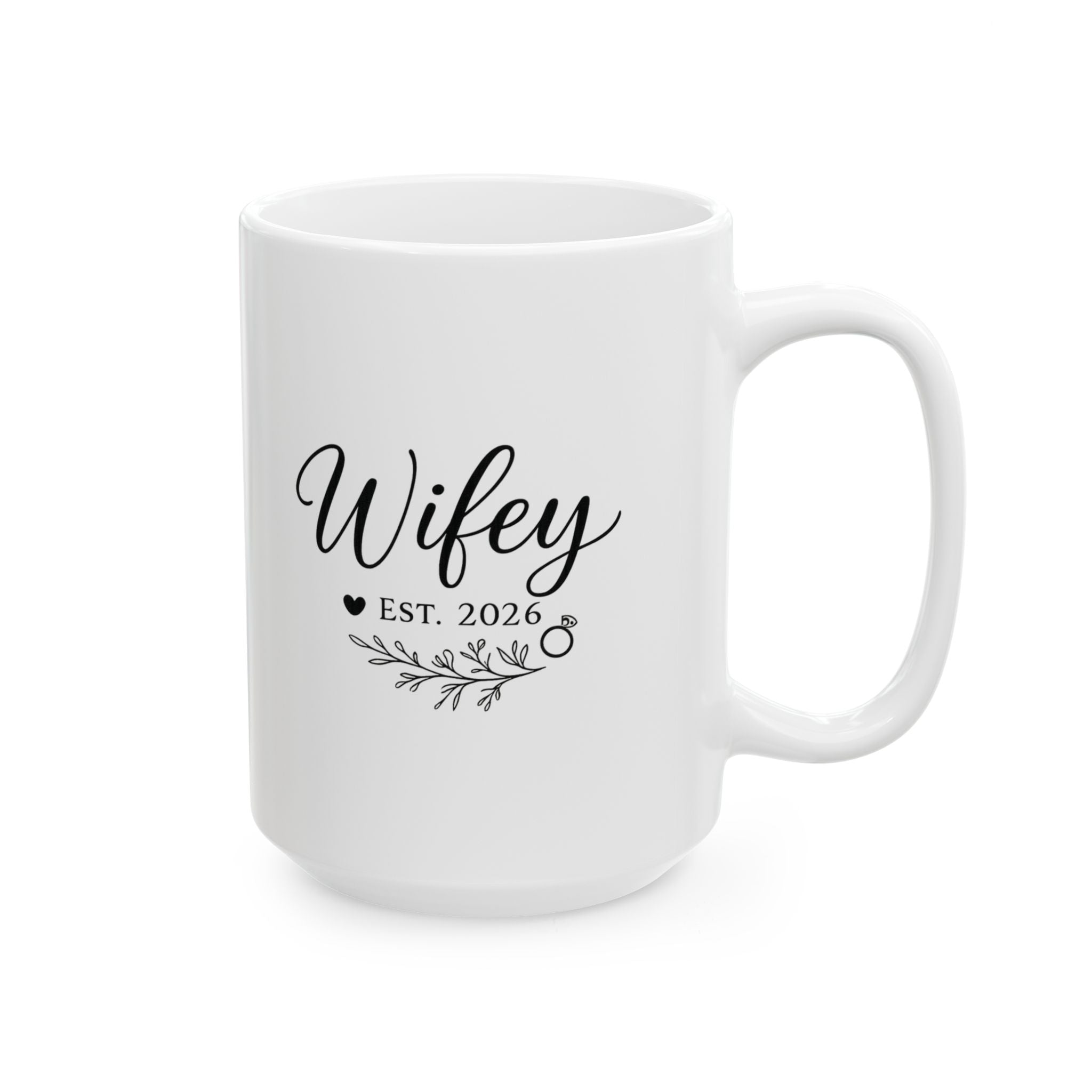 Wifey Est 2026 Newlywed Coffee Mug | Unique Gift | Ceramic Mug