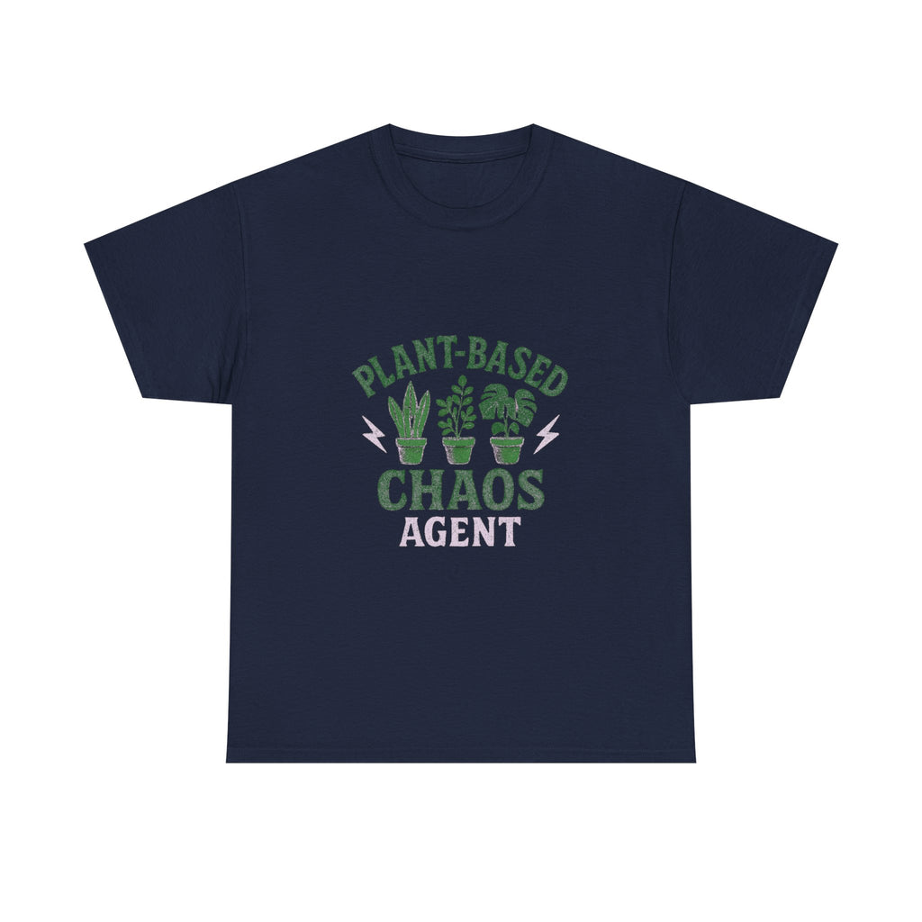 Plant-Based Chaos Agent T-Shirt | Unique Gift | Graphic Tee
