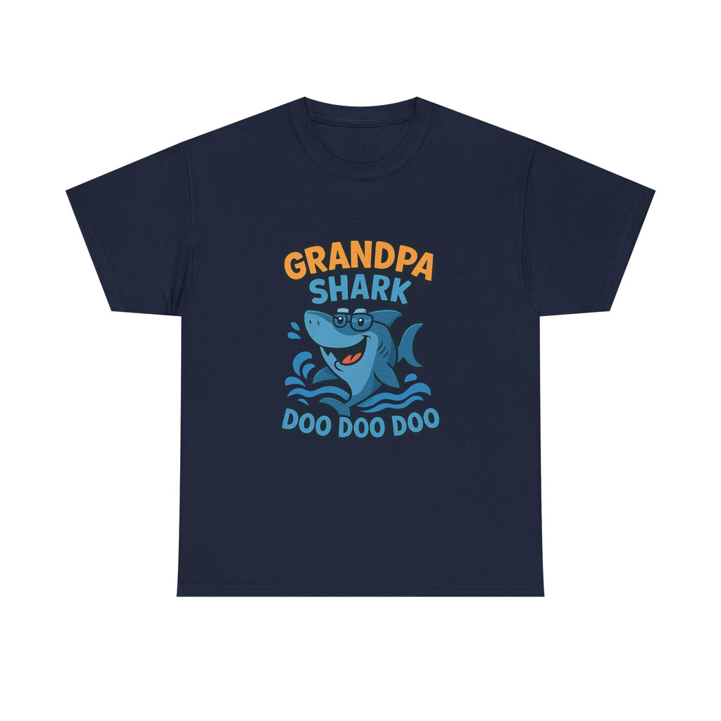 Grandpa Shark Doo Doo Family T-Shirt | Gift for Grandpa | Graphic Tee