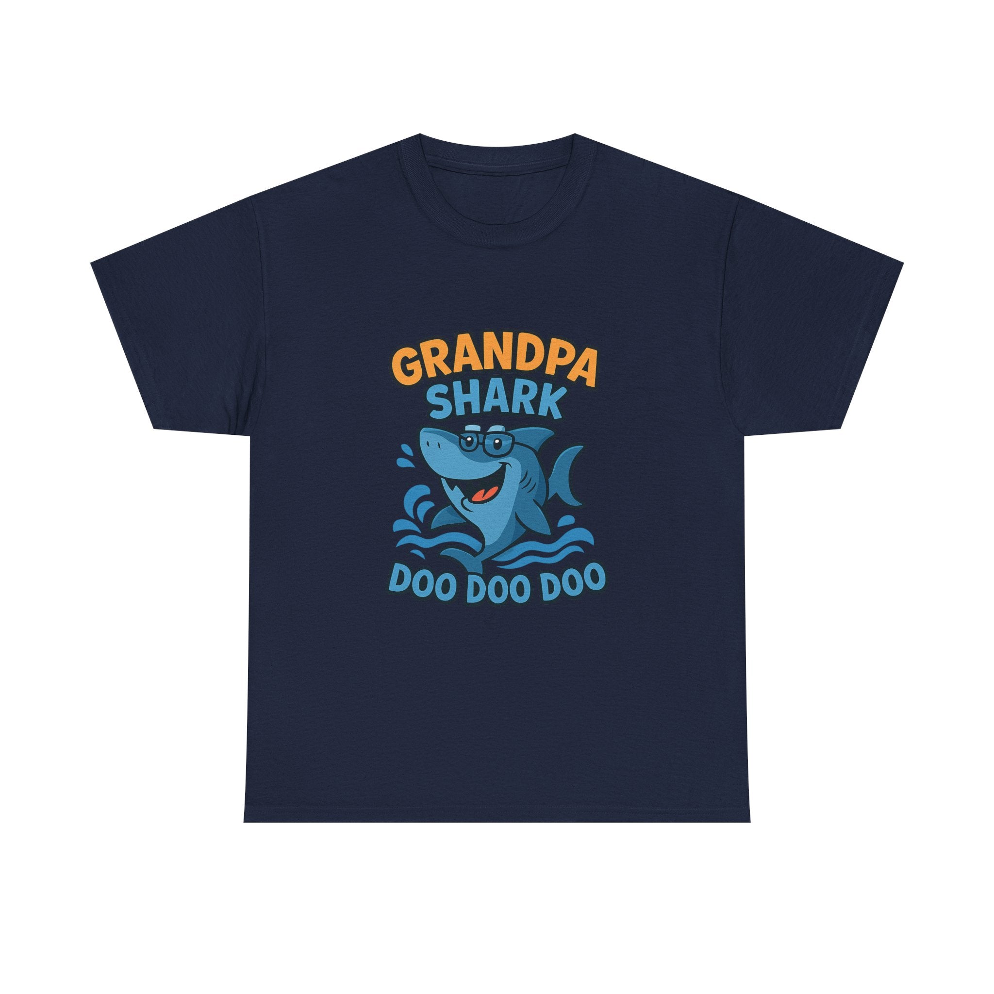 Grandpa Shark Doo Doo Family T-Shirt | Gift for Grandpa | Graphic Tee