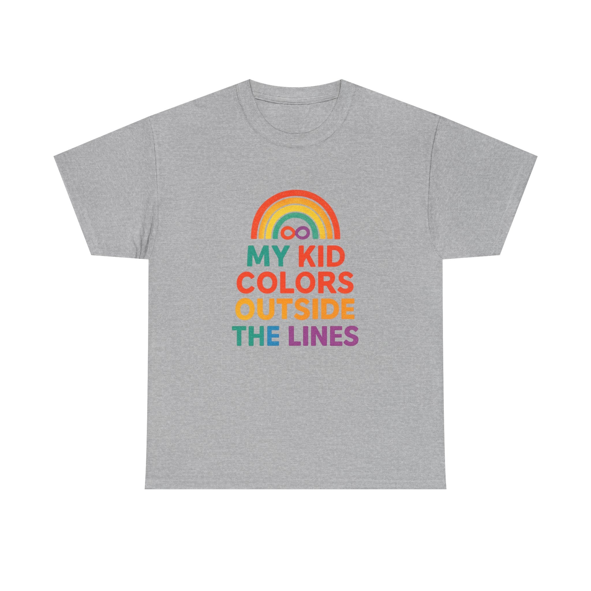 Autism Parent My Kid Colors Outside The Lines T-Shirt