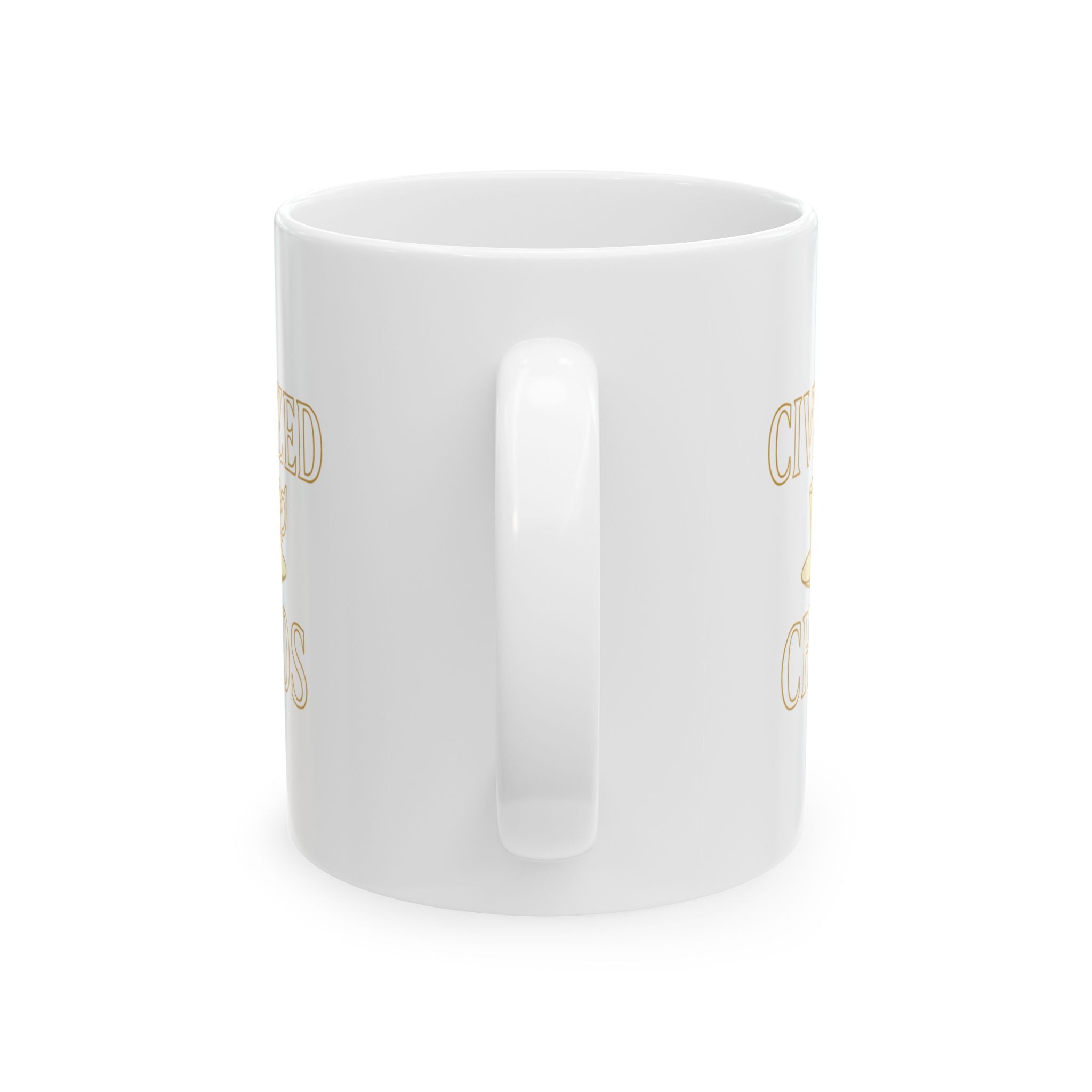 Tea Drinker Civilized Chaos Coffee Mug | Unique Gift | Ceramic Mug