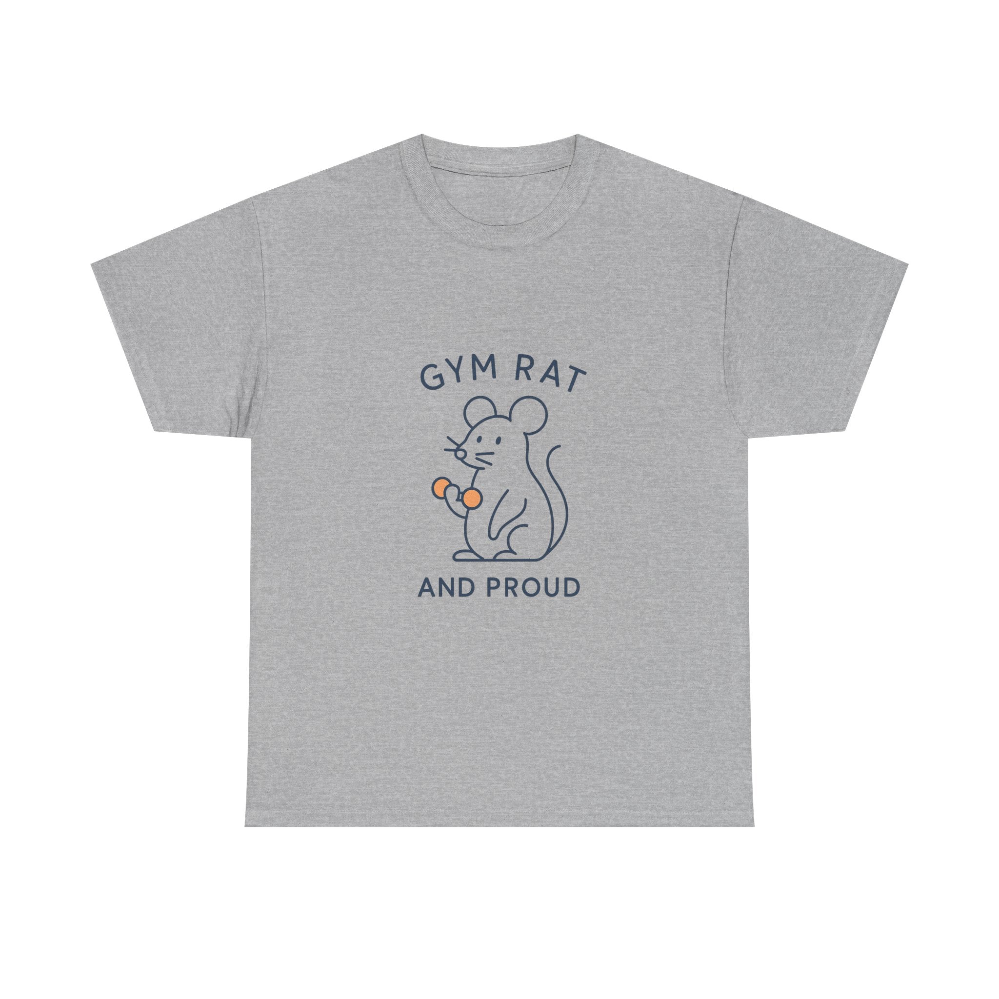 Gym Rat Powered By Pre-Workout T-Shirt | Funny Gym Gift | Graphic Tee