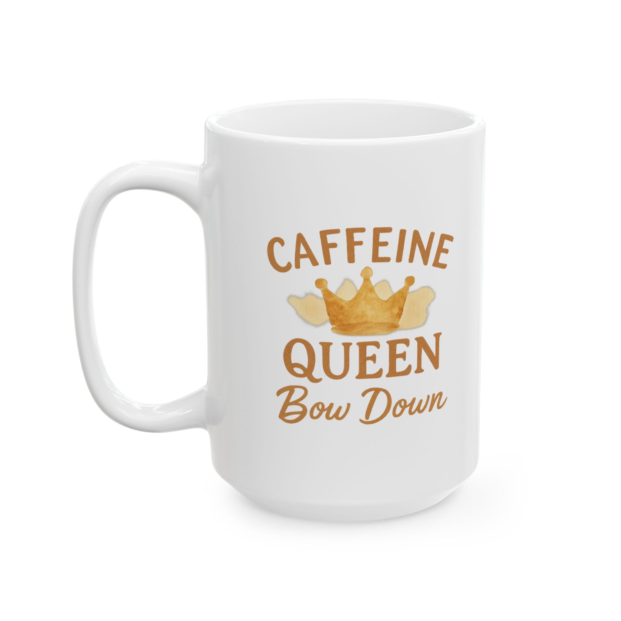 Born To Be Caffeine Queen Coffee Mug | Coffee Lover Gift | Ceramic Mug