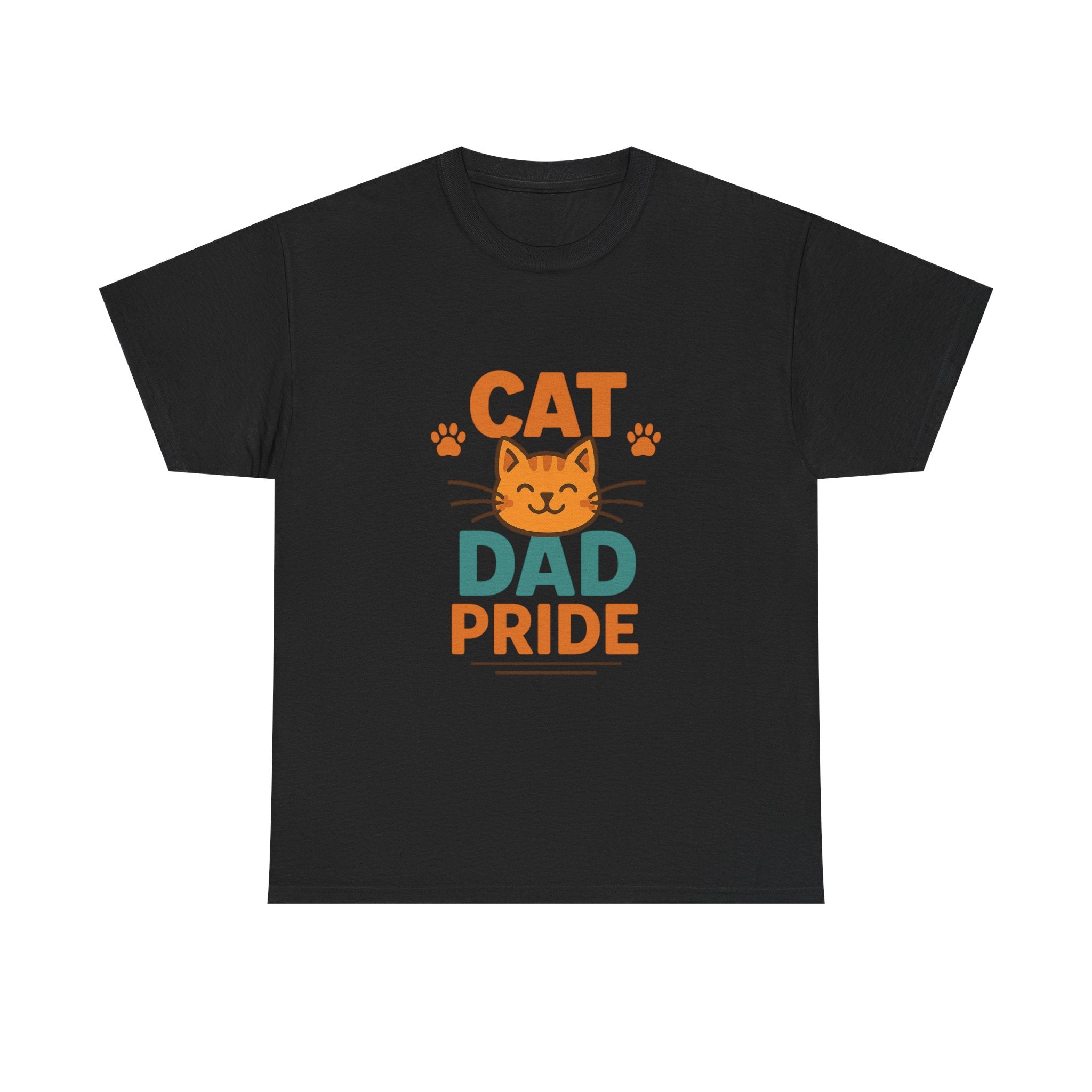 Cat Dad Just Here For The Cats T-Shirt | Cat Humor Gift | Graphic Tee
