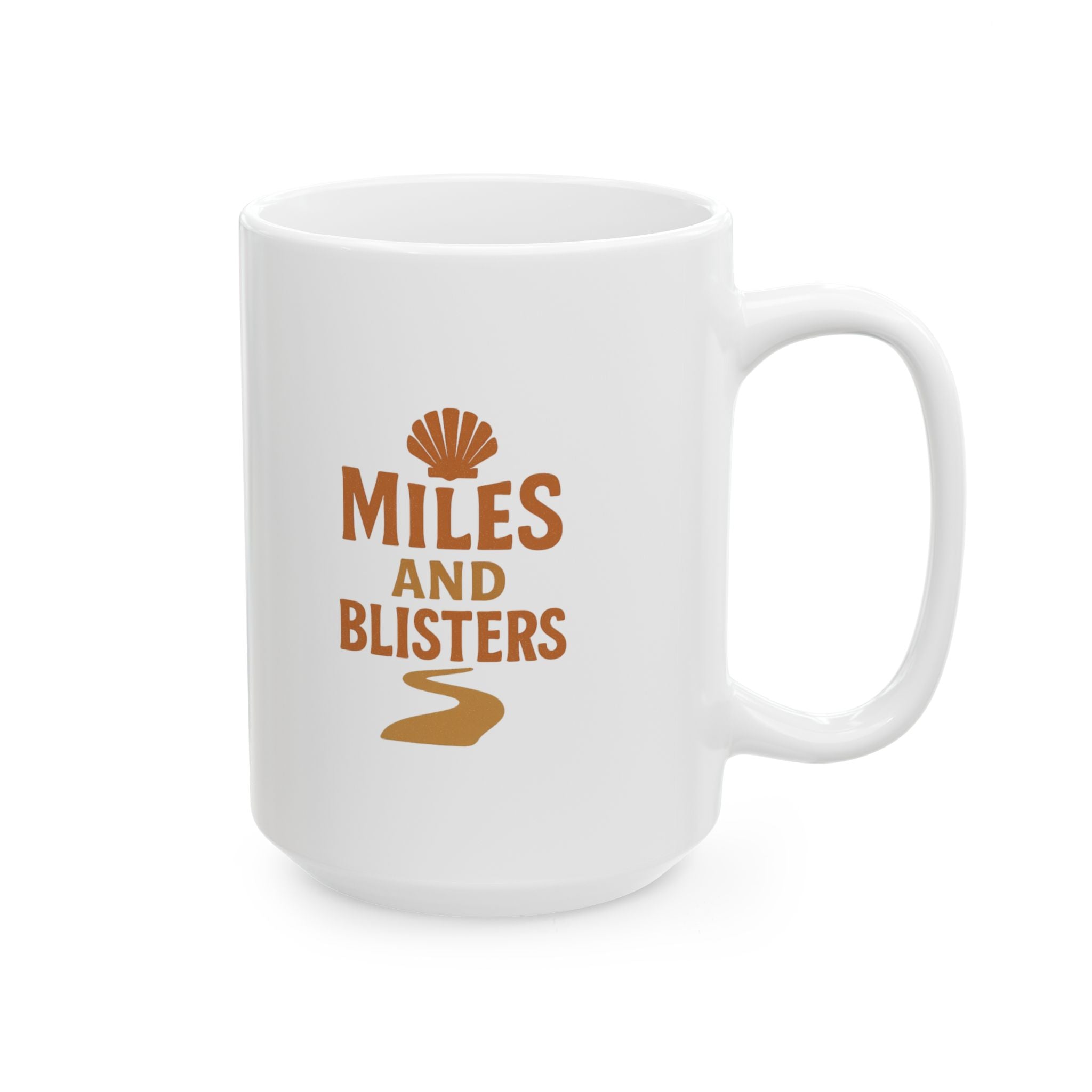 Pilgrim Walker Camino De Santiago Miles And Blisters Coffee Mug | Unique Gift | Ceramic Mug