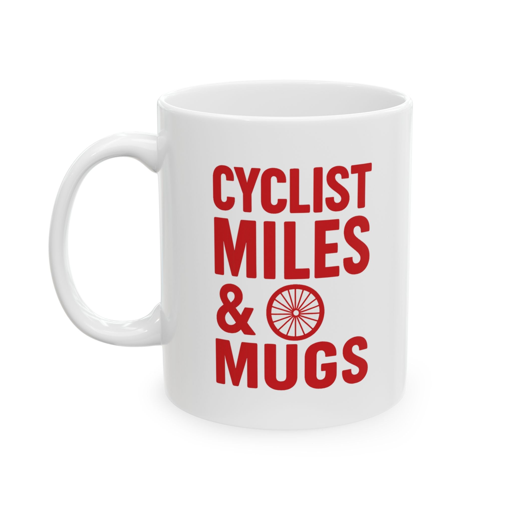 Cyclist Miles And Mugs Coffee Mug | Unique Gift | Ceramic Mug