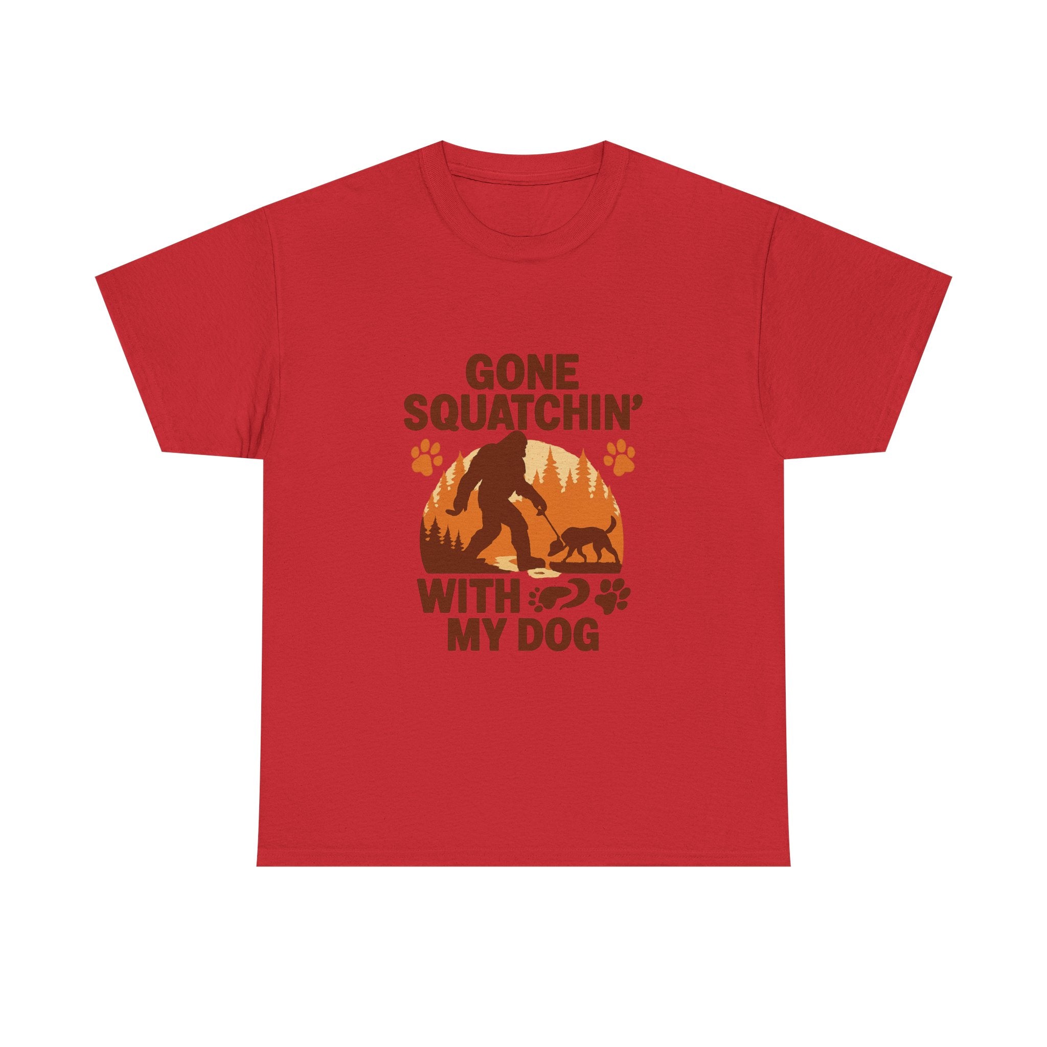 Gone Squatchin With My Dog T-Shirt | Dog Lover Gift | Graphic Tee