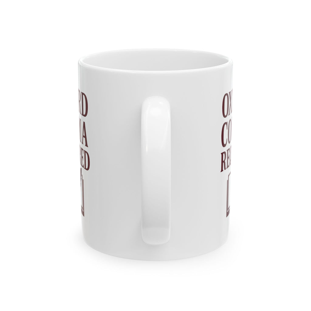 English Teacher Oxford Comma Required Coffee Mug | Teacher Gift | Ceramic Mug