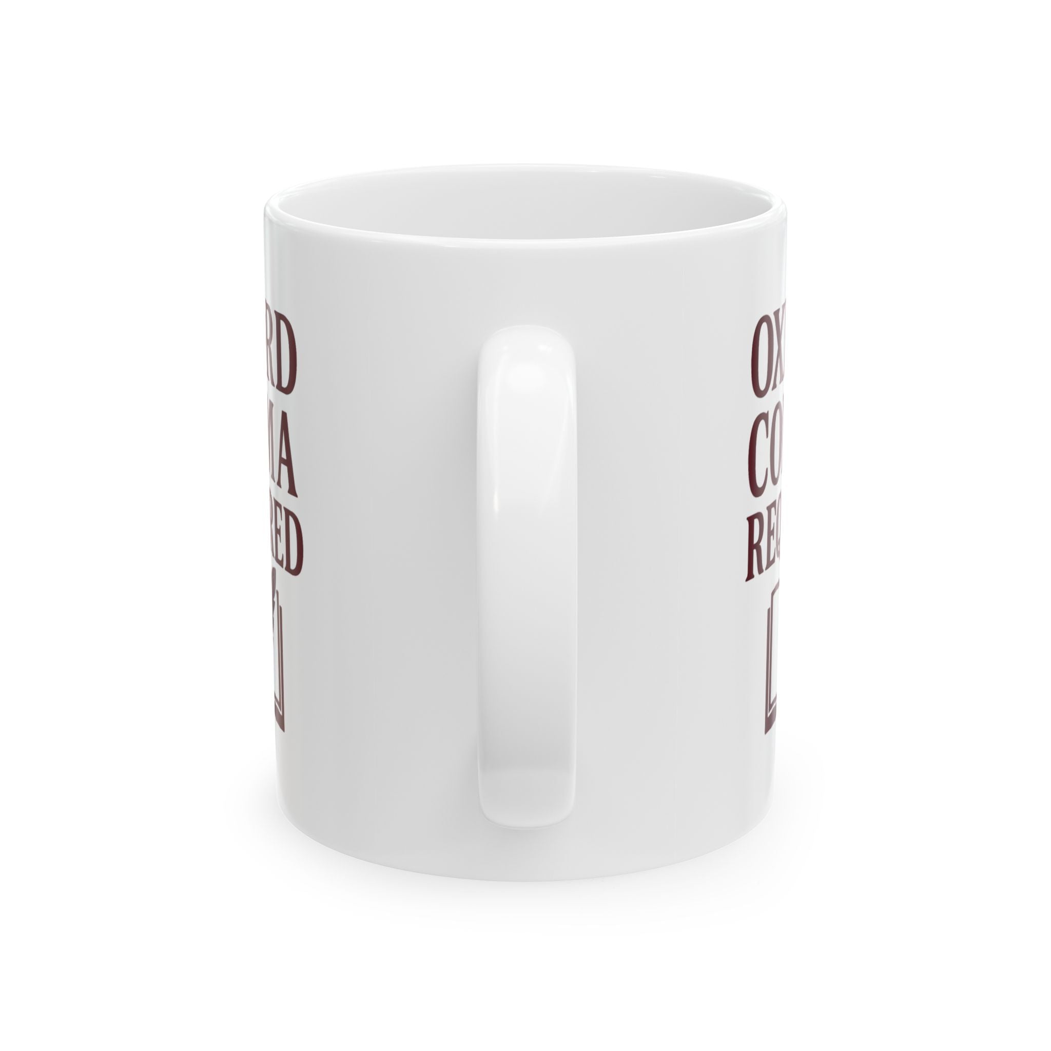 English Teacher Oxford Comma Required Coffee Mug | Teacher Gift | Ceramic Mug