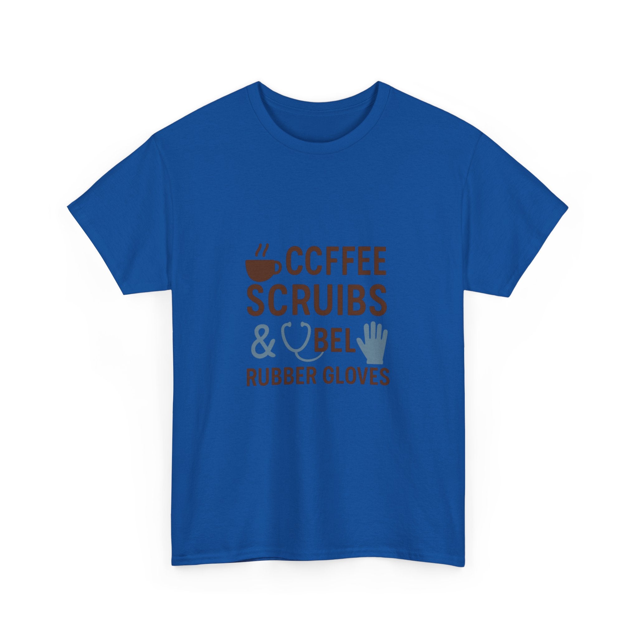 Coffee Scrubs And Rubber Gloves Nurse T-Shirt | Nurse Gift | Graphic Tee