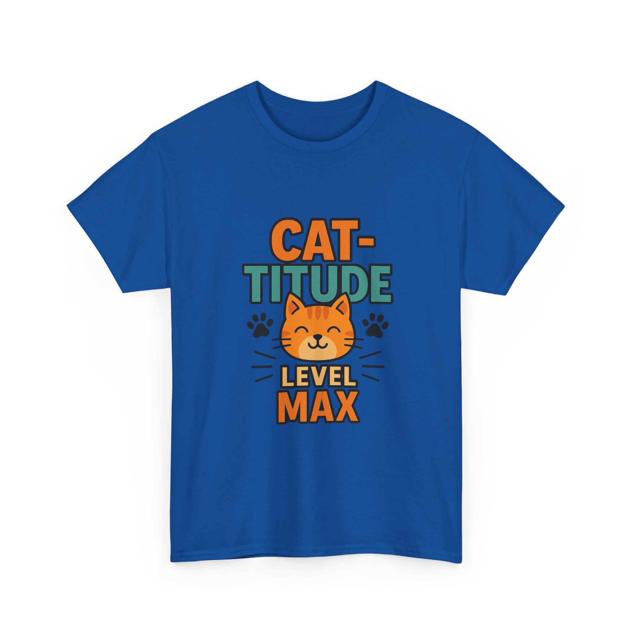 Not Grumpy Just Have Cat-titude T-Shirt | Funny Cat Humor | Graphic Tee