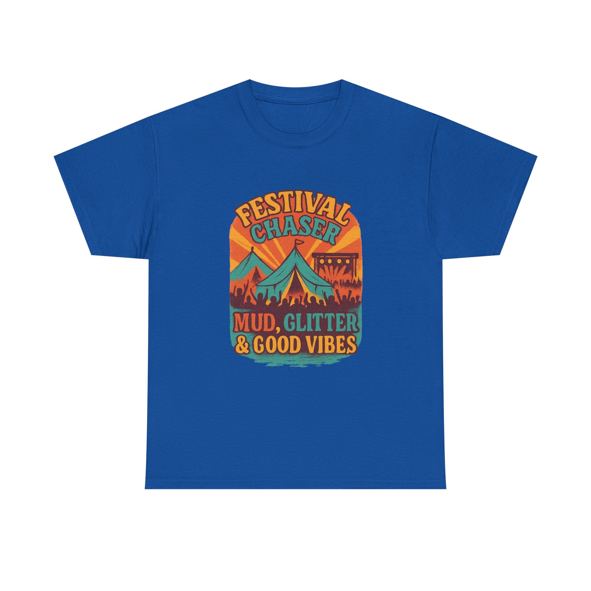 Festival Chaser Mud Glitter And Good Vibes T-Shirt | Unique Gift | Graphic Tee
