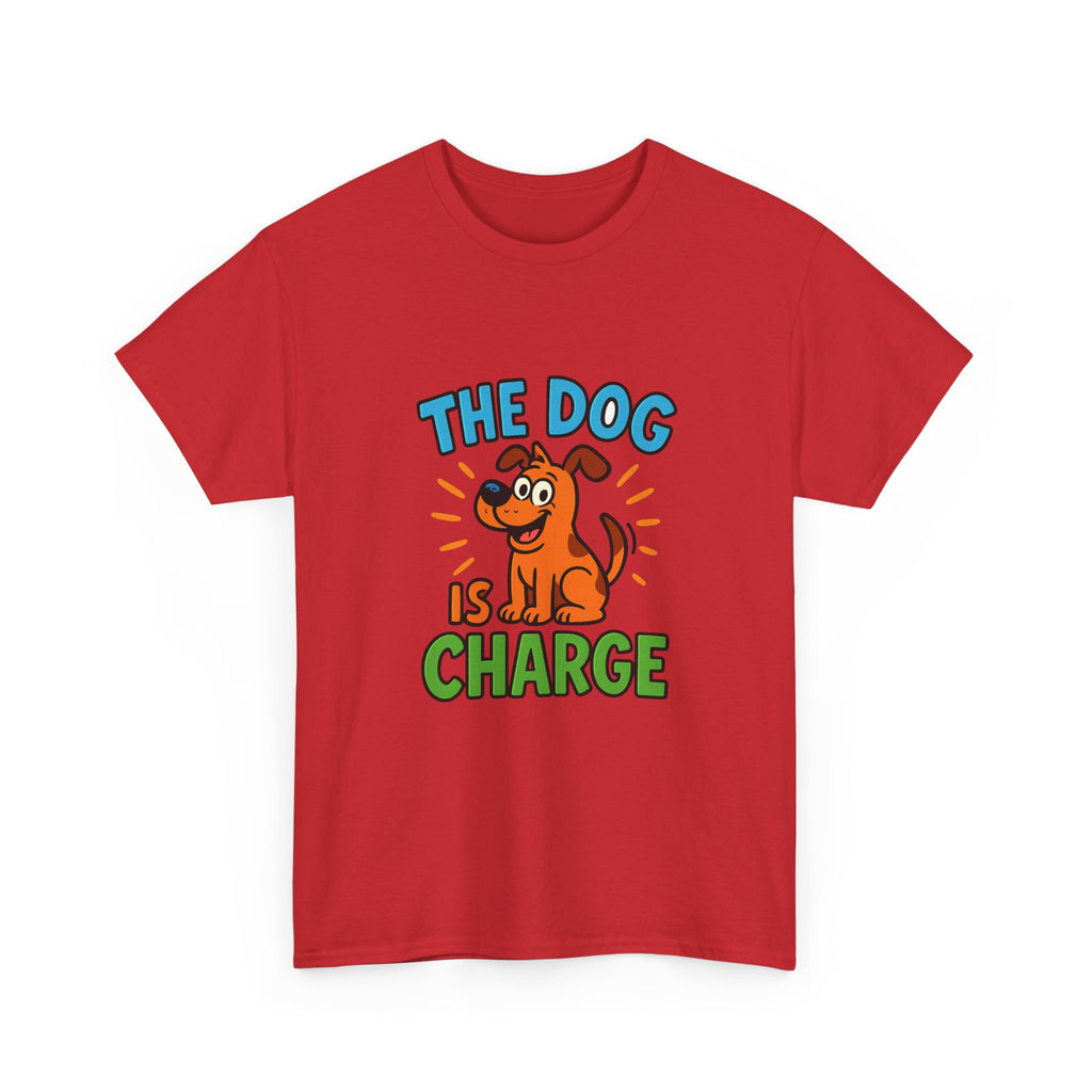 Boss Is The Dog T-Shirt | Funny Pet Humor | Graphic Tee