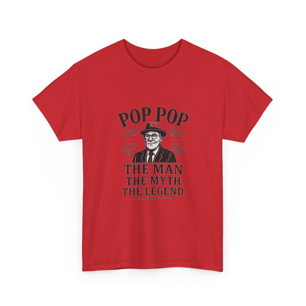 Pop Pop The Man The Myth Grandfather T-Shirt | Unique Gift | Graphic Tee