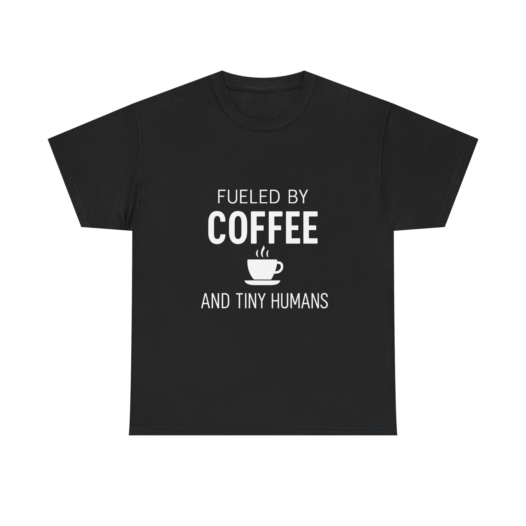 Fueled by Coffee Tiny Humans Teacher T-Shirt | Teacher Gift | Graphic Tee
