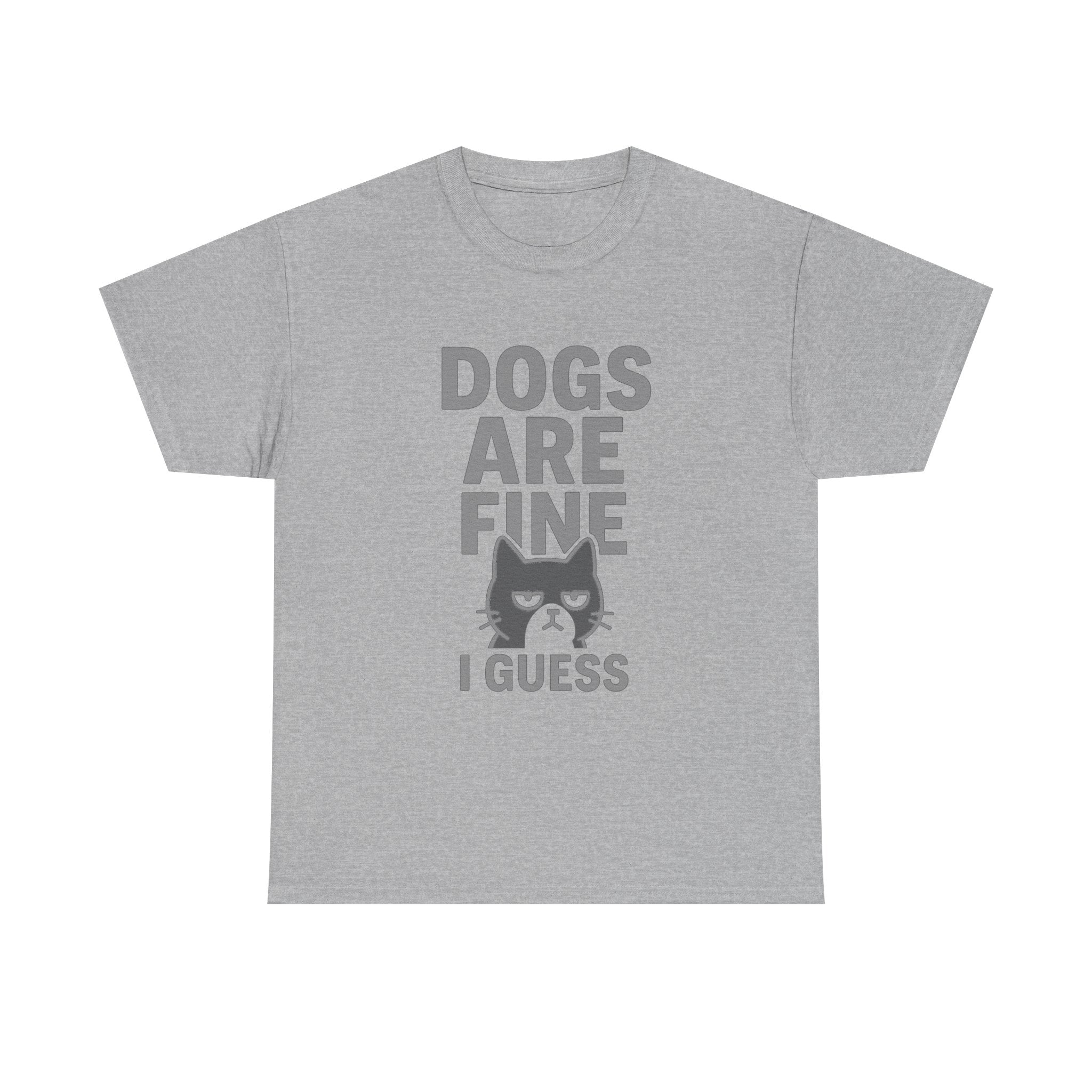 Cat Person Dogs Are Fine I Guess T-Shirt | Cat Lover Gift | Graphic Tee
