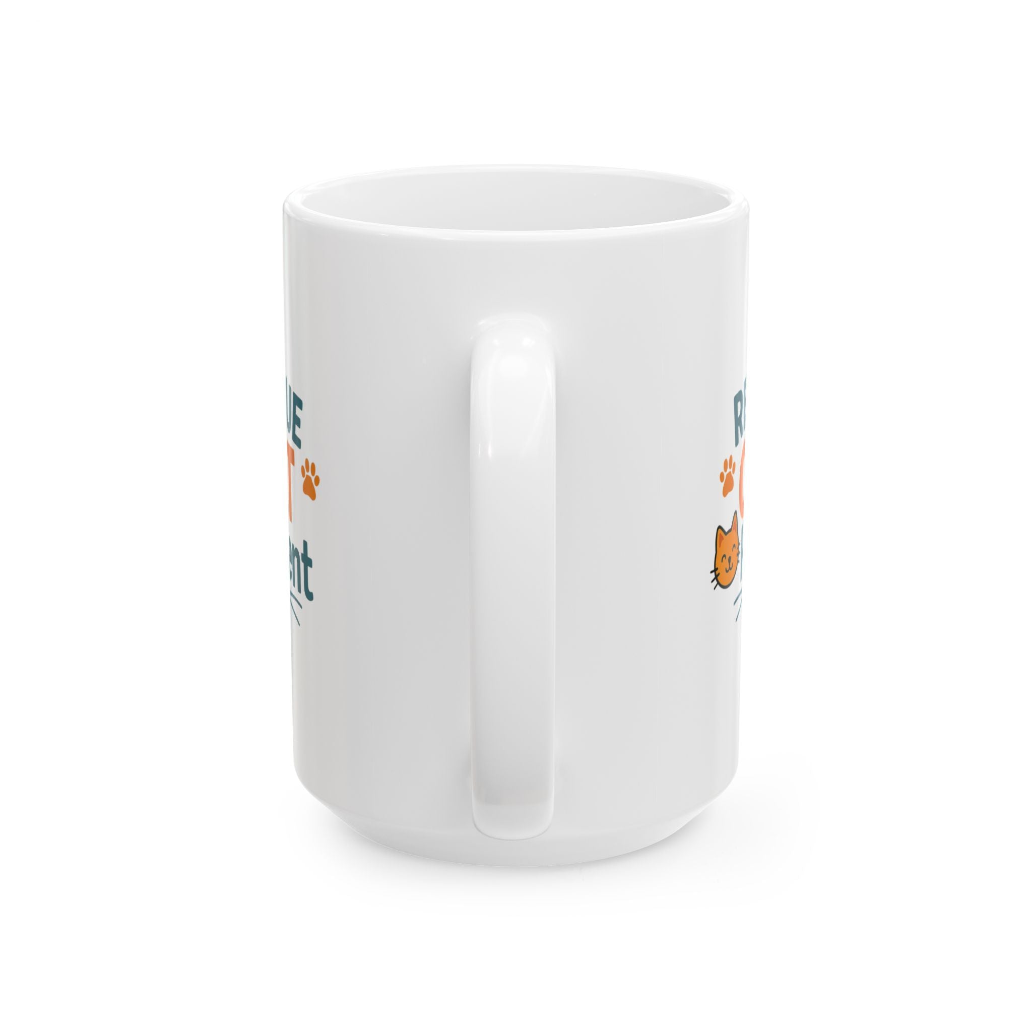 Rescue Cats Have The Best Personalities Coffee Mug | Cat Adoption Gift | Ceramic Mug