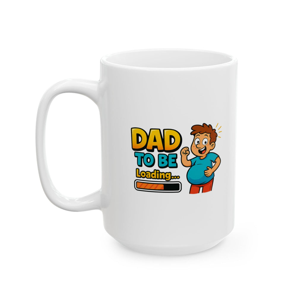 Future Dad Leveling Up Coffee Mug | Expecting Father Gift | Ceramic Mug