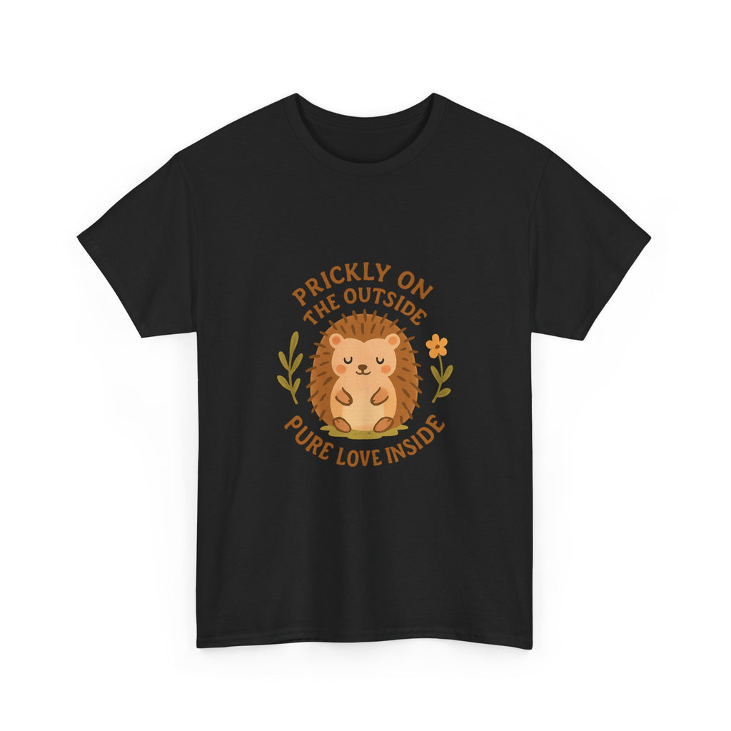 Hedgehog Dad Prickly On The Outside Pure Love Inside T-Shirt