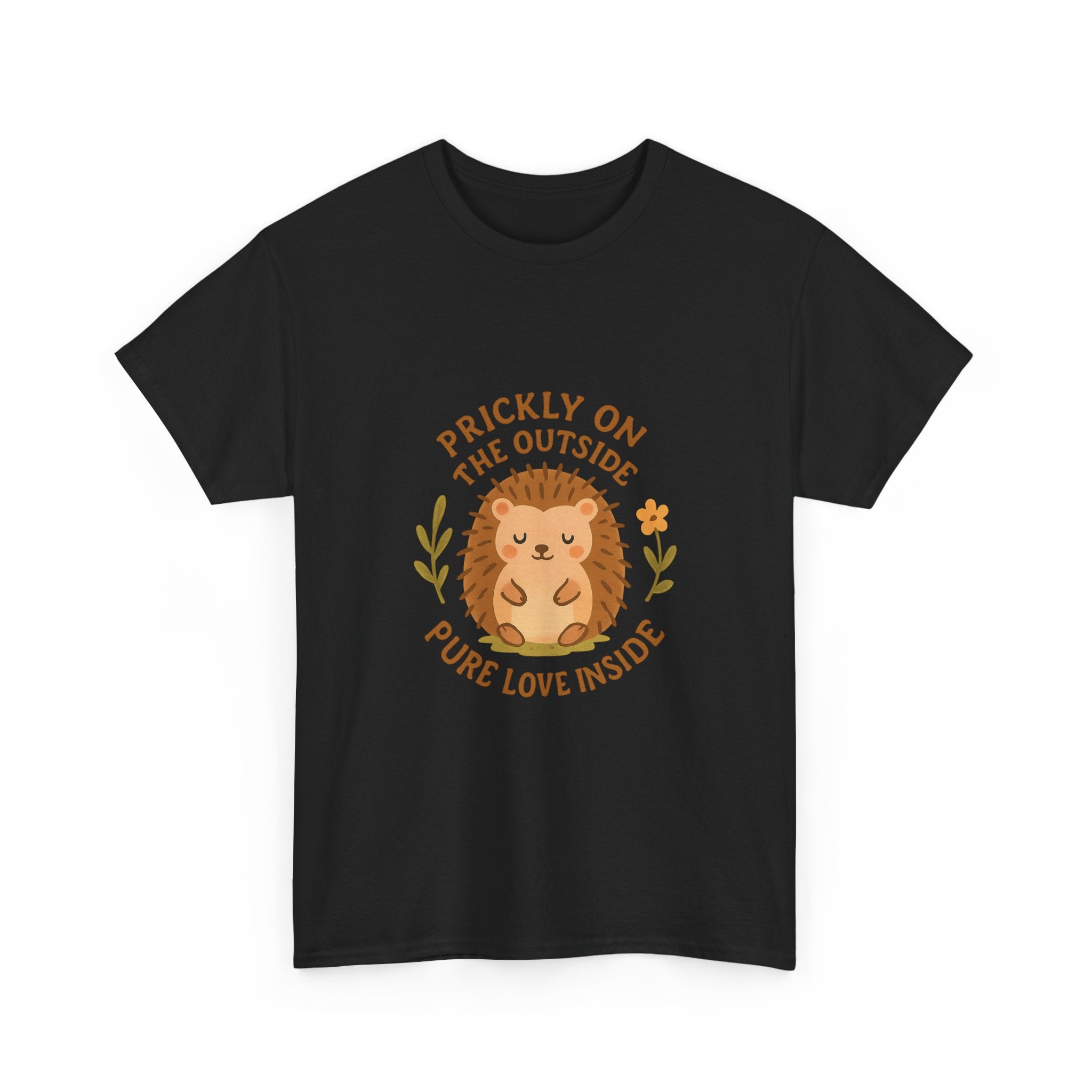 Hedgehog Dad Prickly On The Outside Pure Love Inside T-Shirt