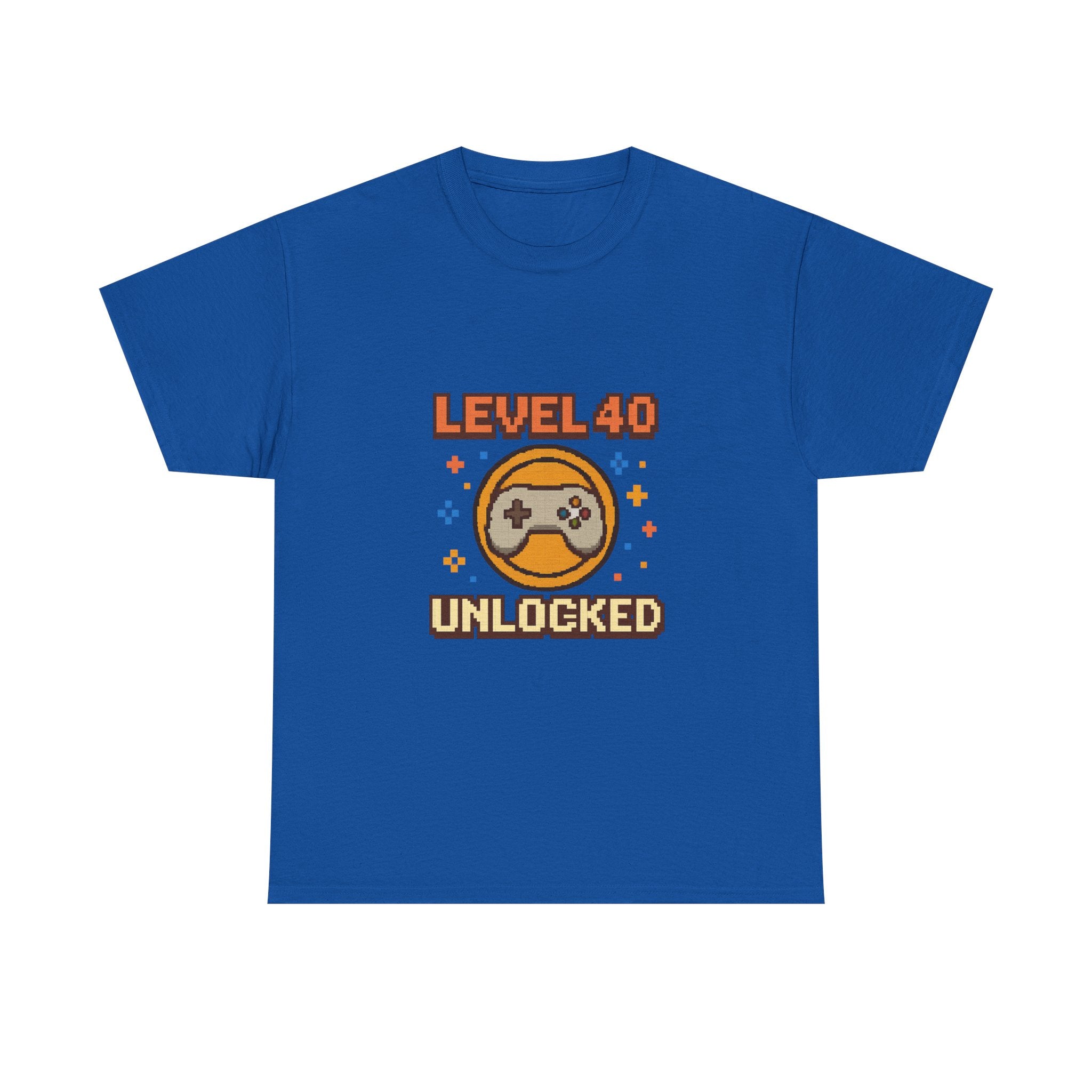 Level 40 Unlocked Birthday Gaming T-Shirt | Gamer Gift | Graphic Tee