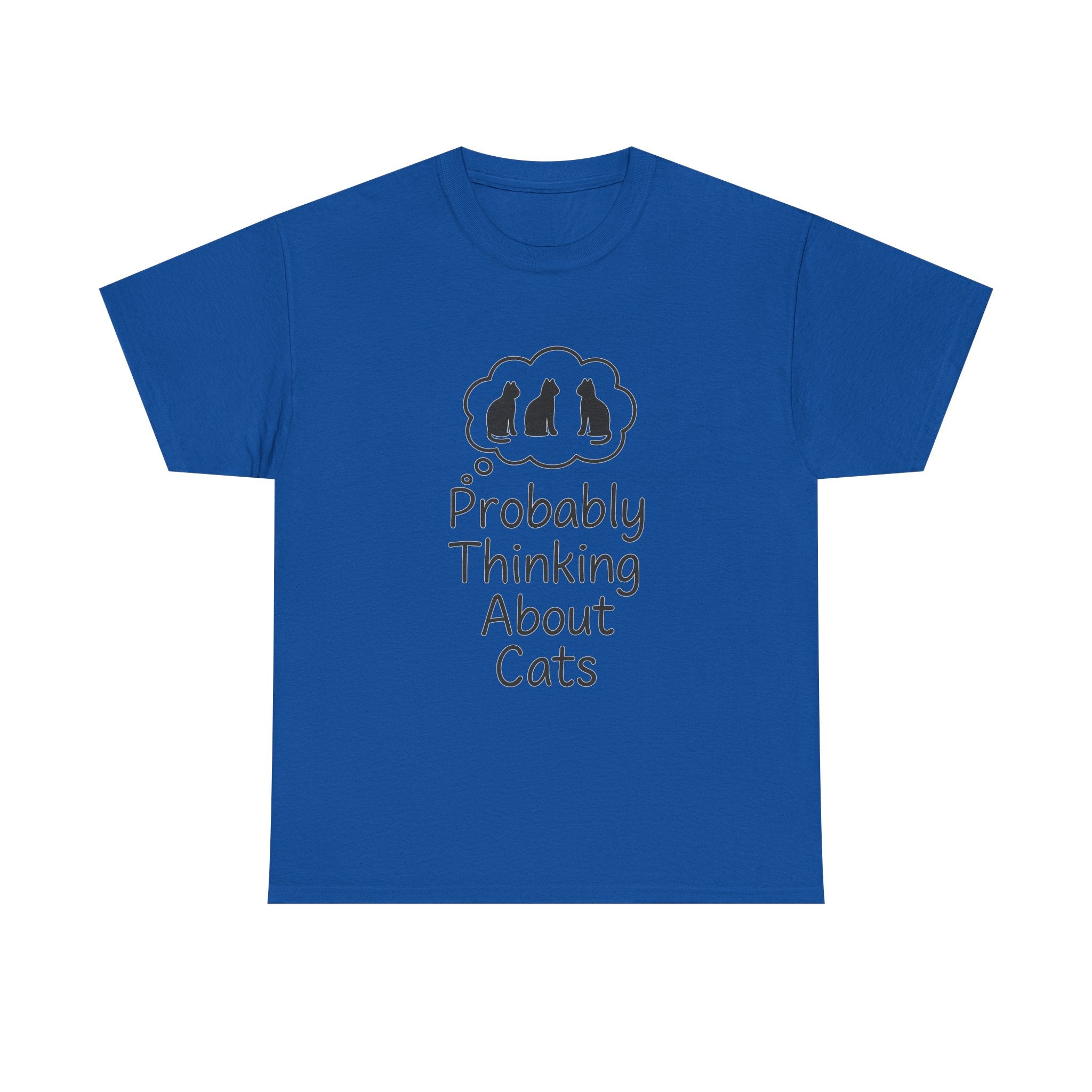 Probably Thinking About Cats Introvert T-Shirt | Cat Lover Gift | Graphic Tee
