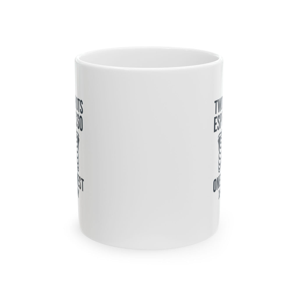 Radiology Tech Two Shots Espresso One Chest Xray Coffee Mug | Unique Gift | Ceramic Mug