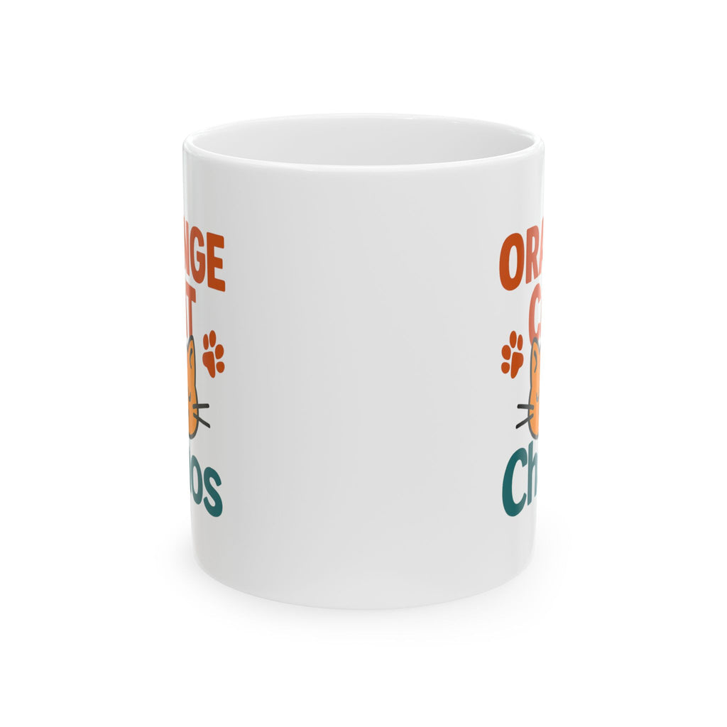 Owned By An Orange Cat Coffee Mug | Cat Lover Gift | Ceramic Mug
