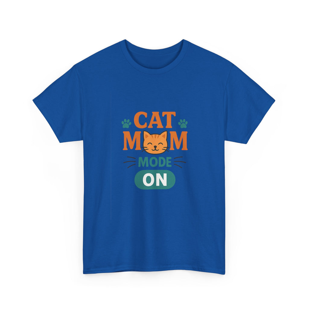 Proud Cat Mom Always Covered In Fur T-Shirt | Cat Lover Gift | Graphic Tee