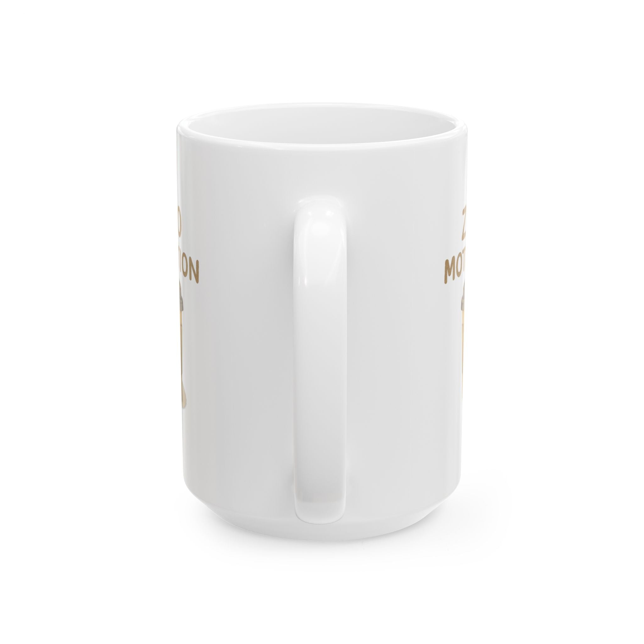Motivation Level Zero Coffee Level Max Coffee Mug | Funny Gift | Ceramic Mug