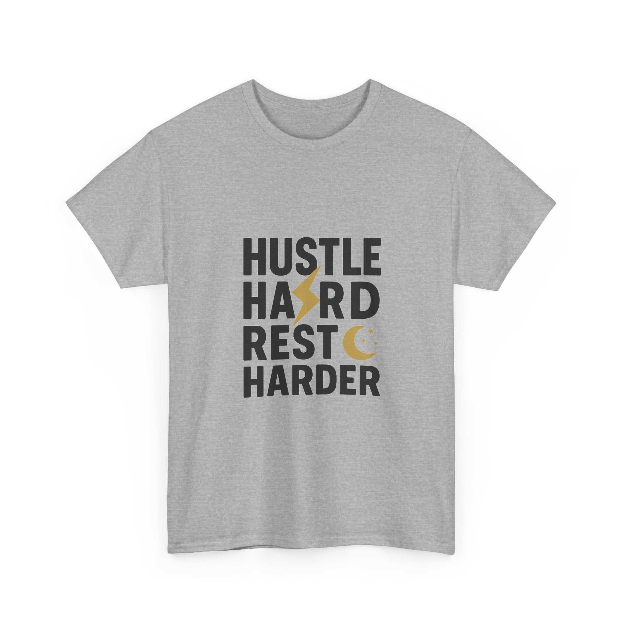 Hustle Hard Rest Harder T-Shirt | Unique Gift | Graphic Tee