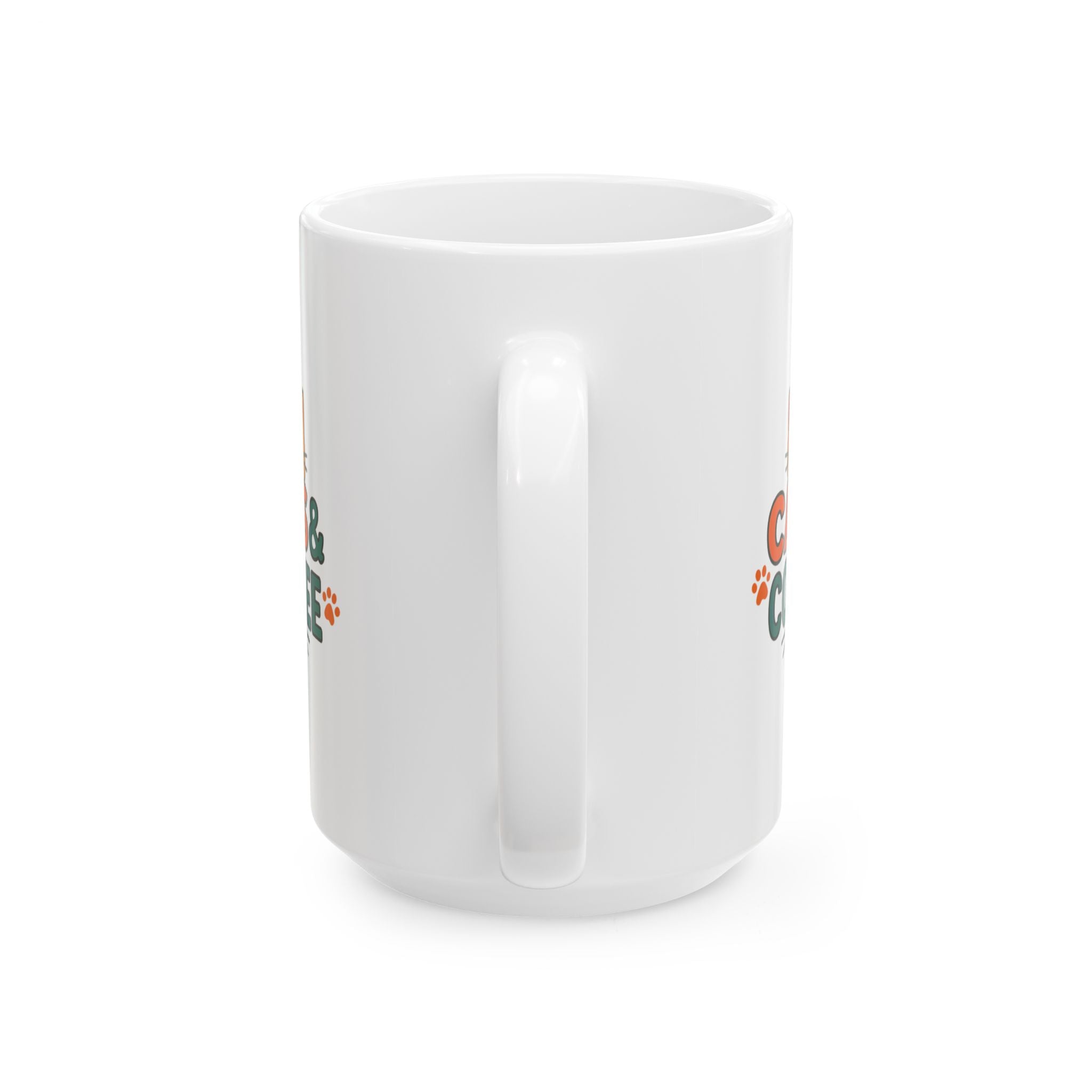 Mornings Are Better With Coffee And Cats Coffee Mug | Cat Mom Humor | Ceramic Mug
