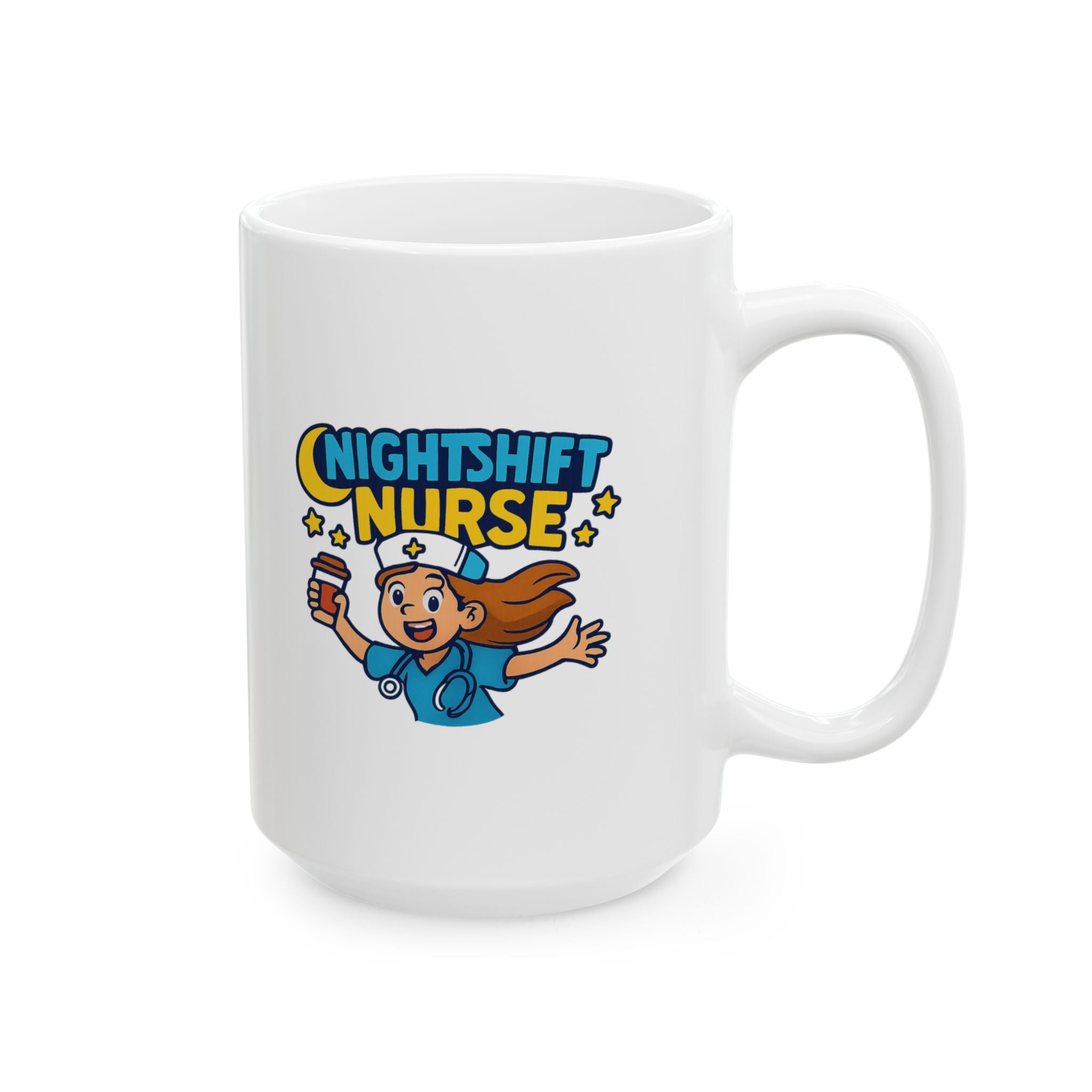 Surviving Night Shift One Coffee At A Time Coffee Mug | Nurse Gift | Ceramic Mug