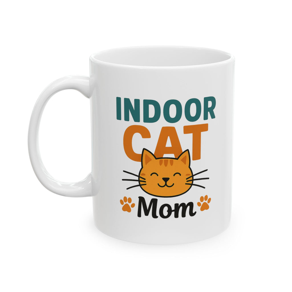 My Cat Stays Inside Where It Is Safe Coffee Mug | Cat Owner Humor | Ceramic Mug