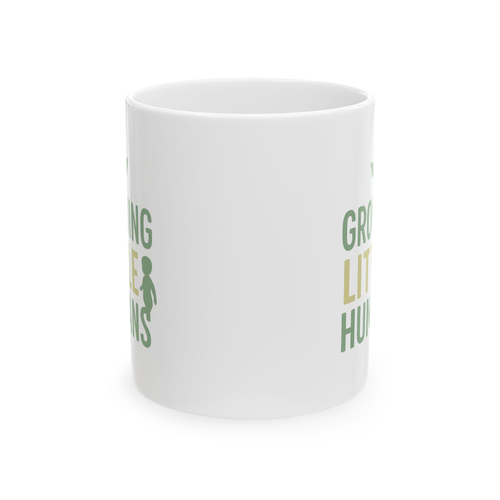 Childcare Worker Growing Little Humans Coffee Mug | Unique Gift | Ceramic Mug
