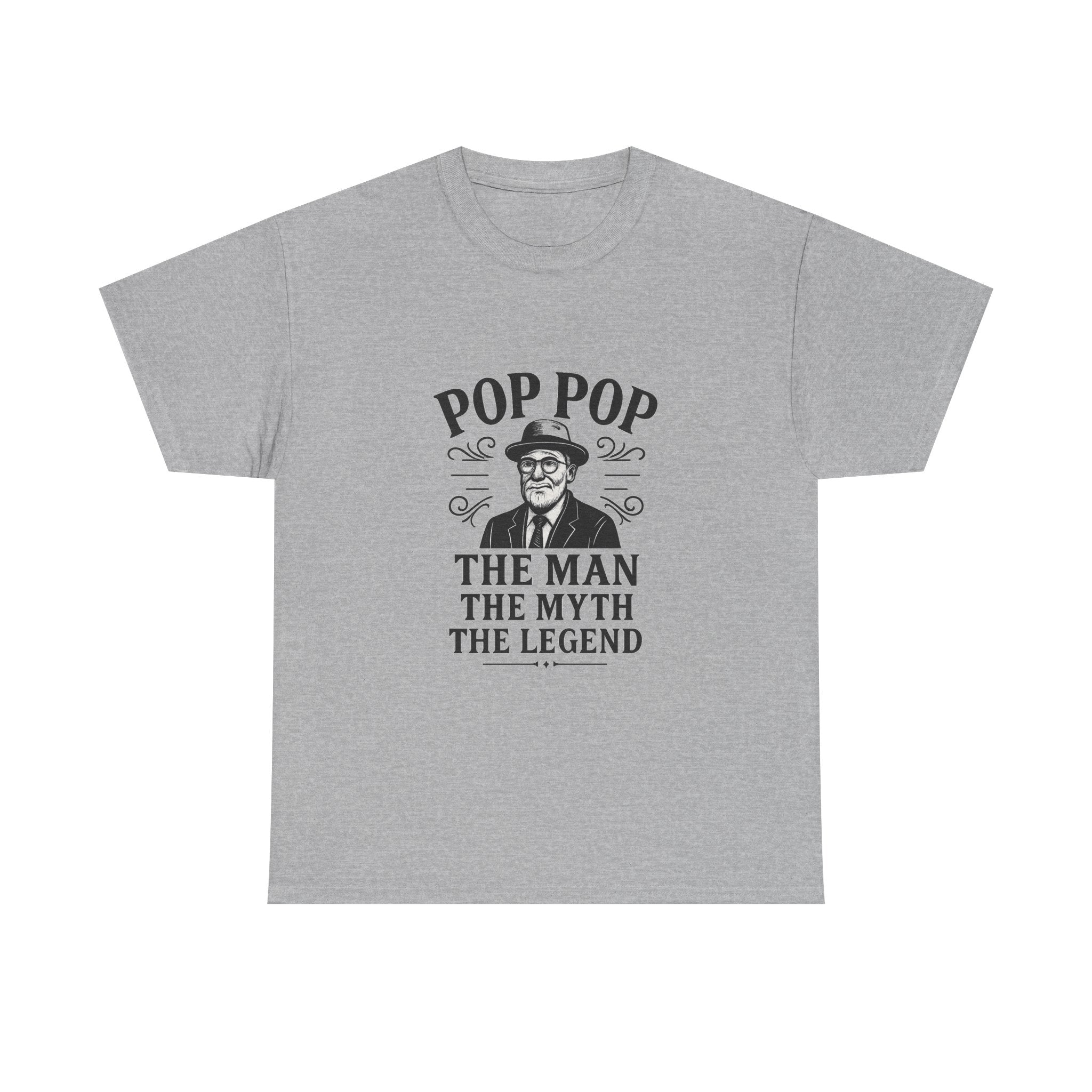 Pop Pop The Man The Myth Grandfather T-Shirt | Unique Gift | Graphic Tee