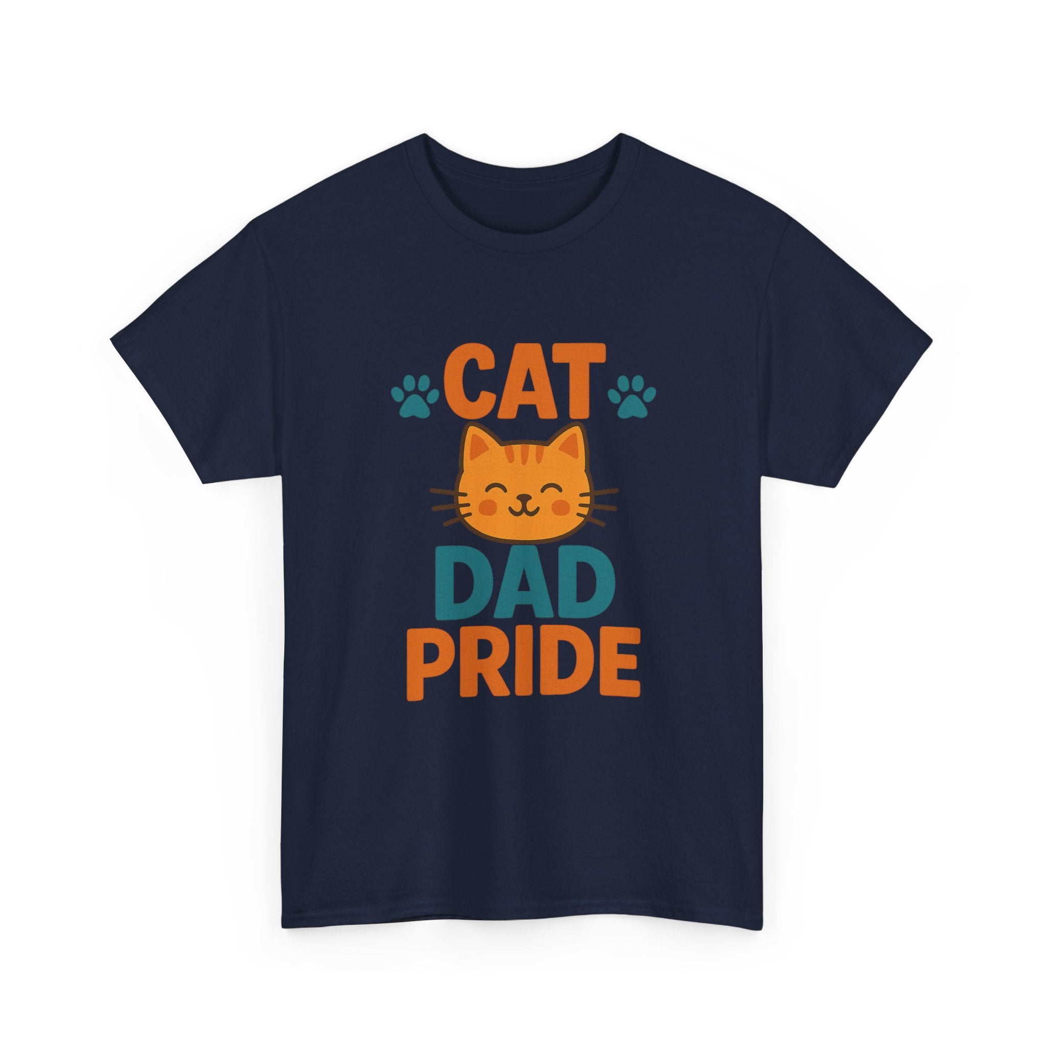 Proud Cat Dad The Legend The Myth T-Shirt | Gift for Him | Graphic Tee