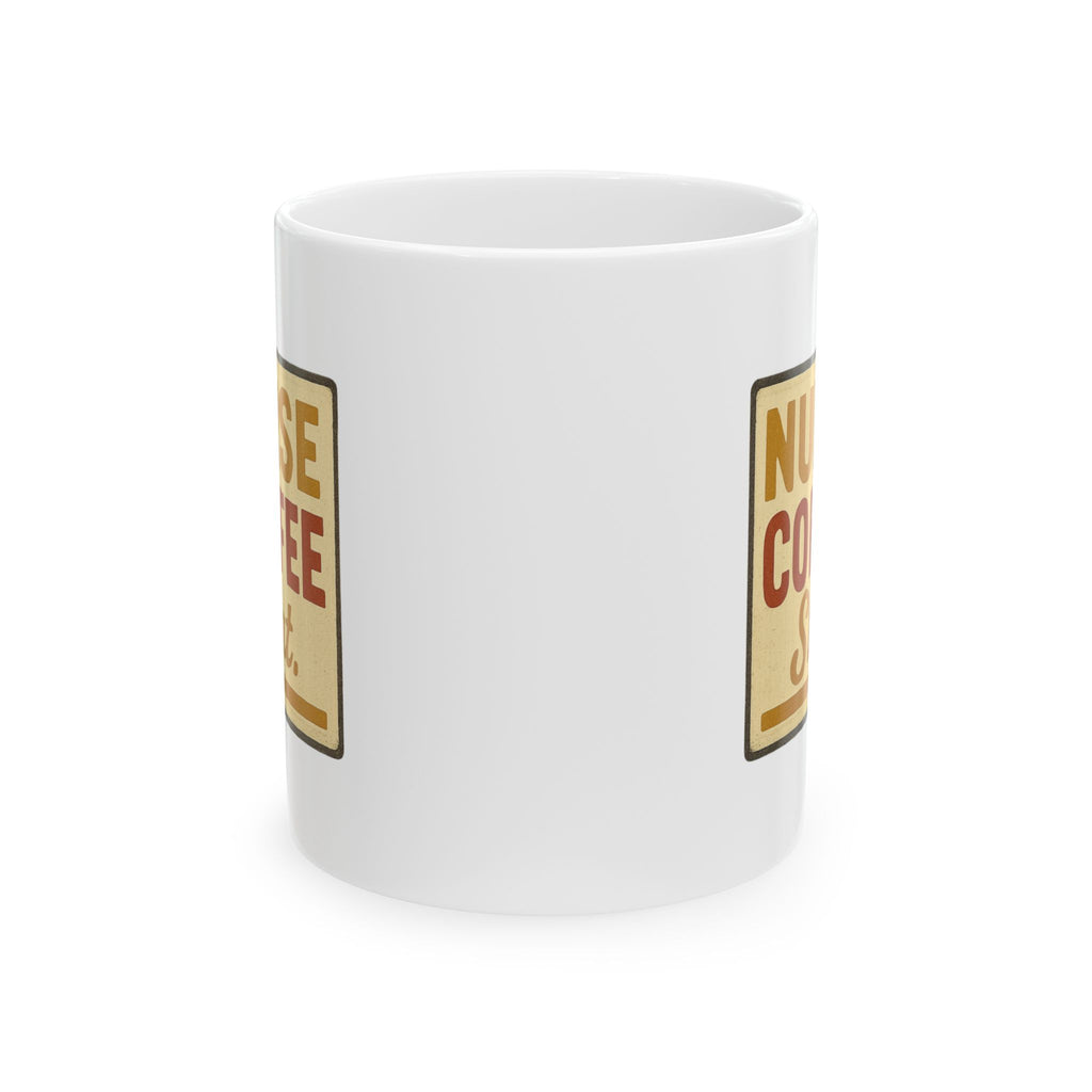 Nurse Running Low On Coffee Call Code Coffee Mug | Funny Nurse Humor | Ceramic Mug