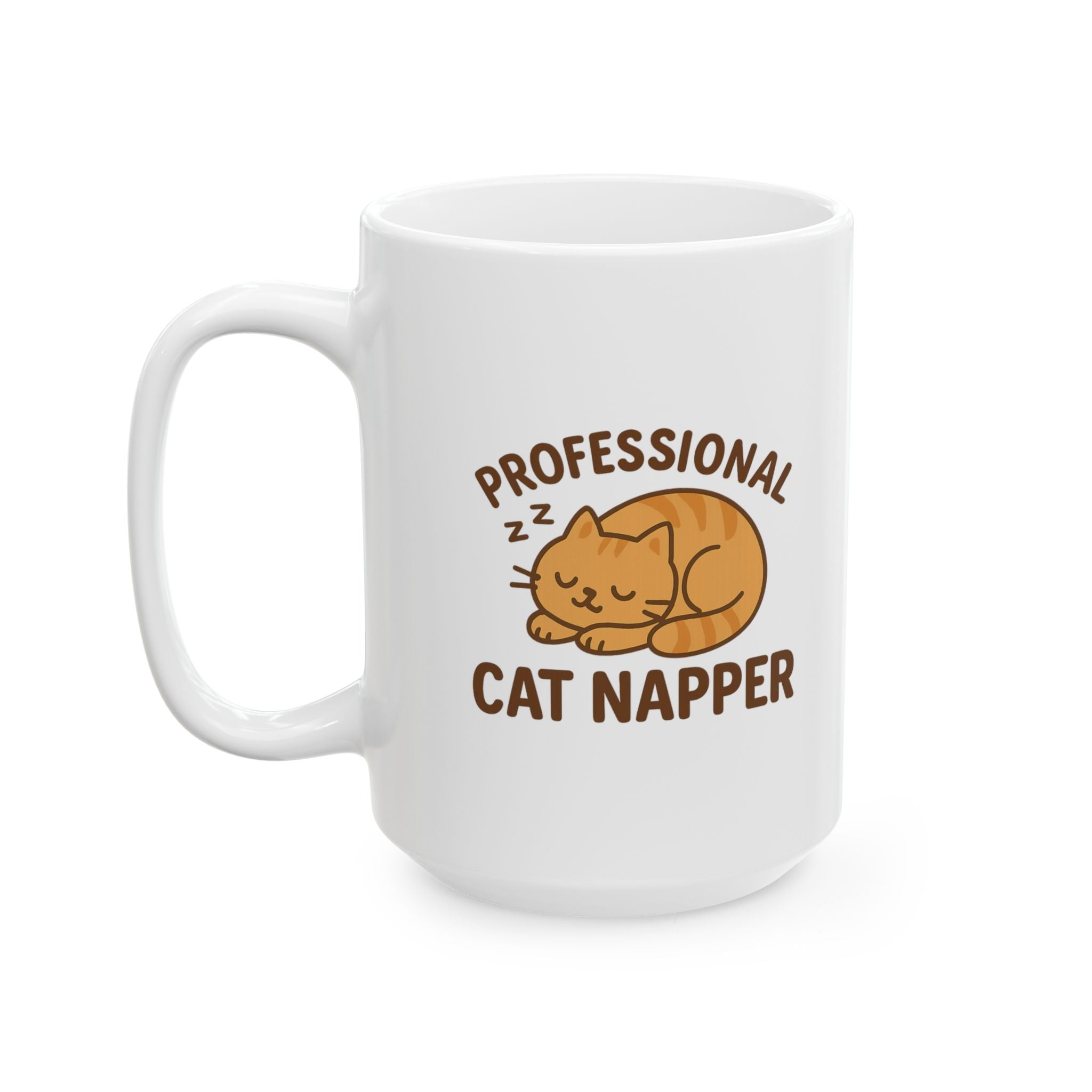 Professional Cat Napper Coffee Mug | Cat Lover Gift | Ceramic Mug