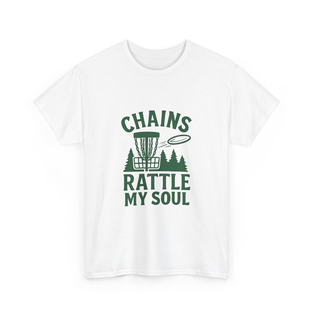Disc Golfer Chains Rattle My Soul T-Shirt | Unique Gift | Graphic Tee